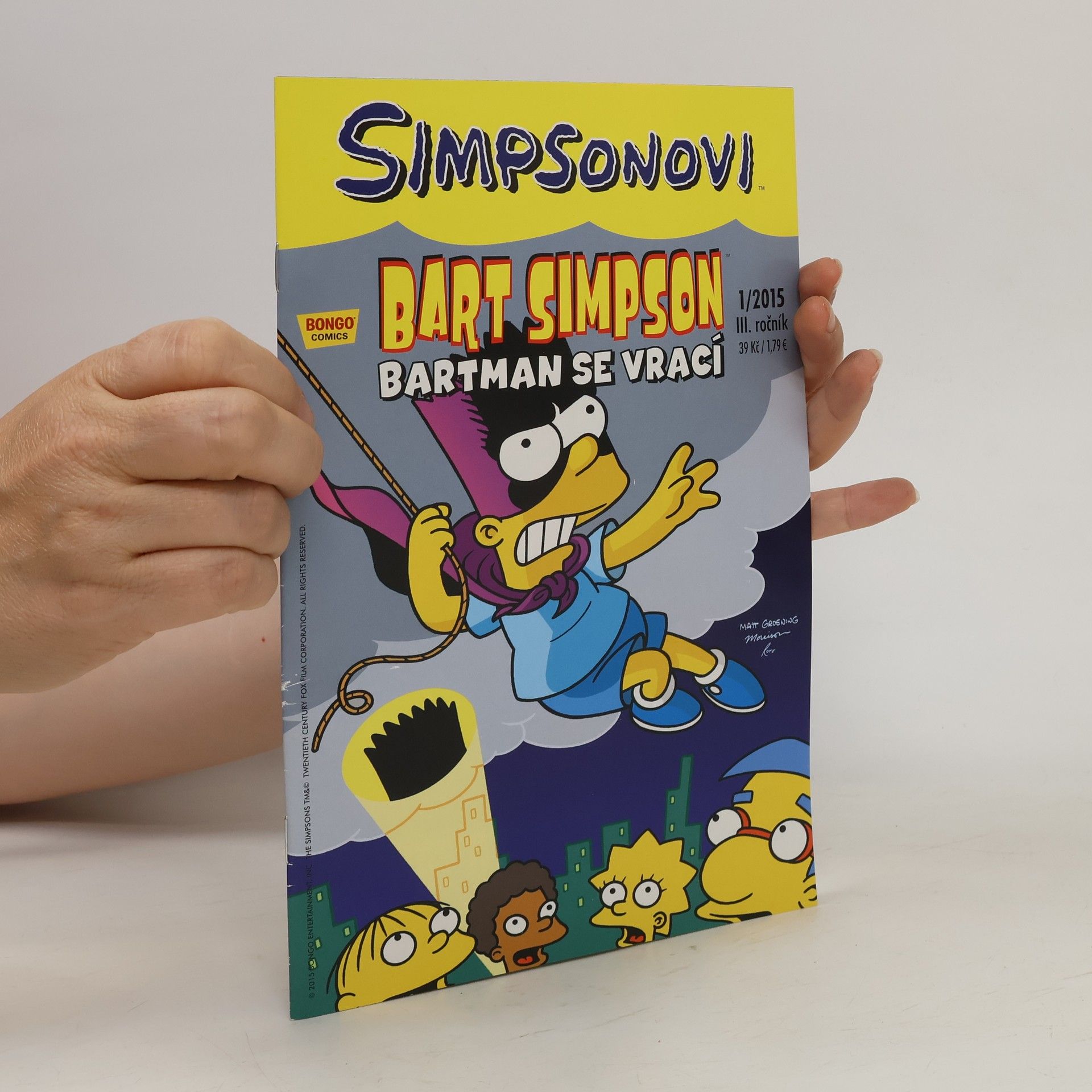 Matt Groening Simpsonovi - Bart Simpson 1/15 - Bartman se vrací