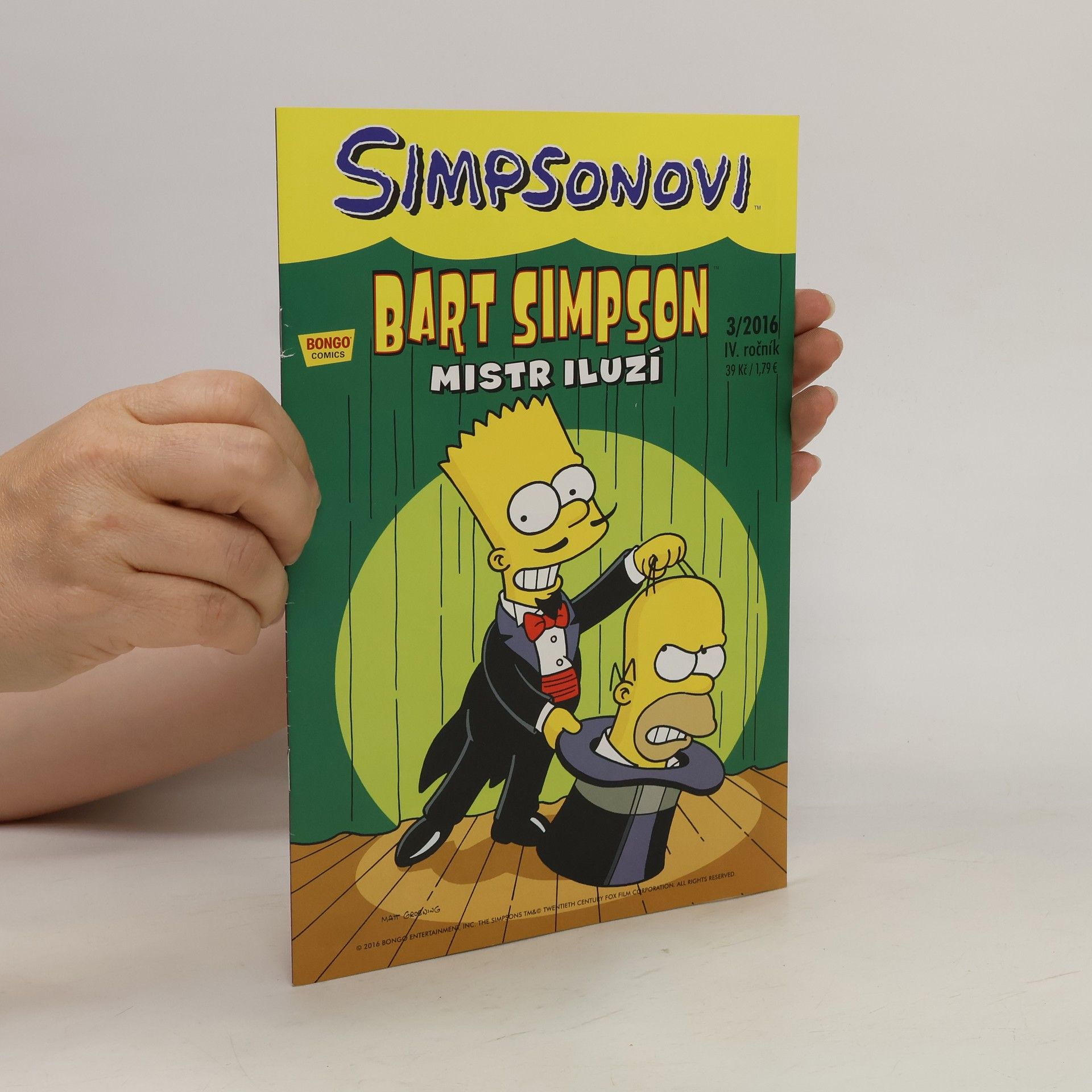 Matt Groening Simpsonovi. Bart Simpson mistr iluzí 3/2016