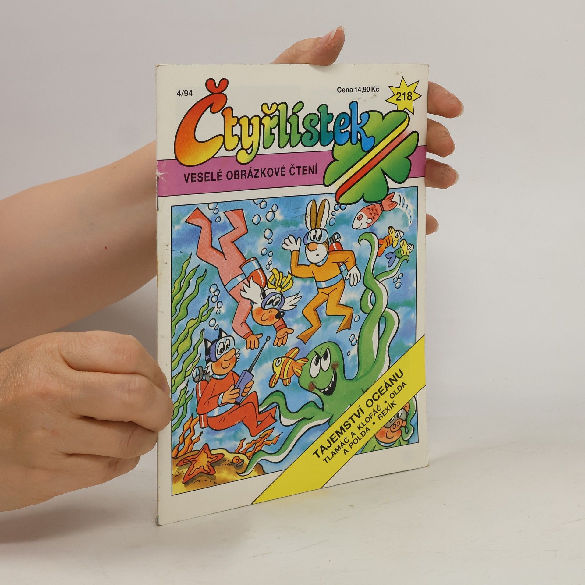 Auteurscollectief Čtyřlístek 218. 4/1994 Tajemství oceánu