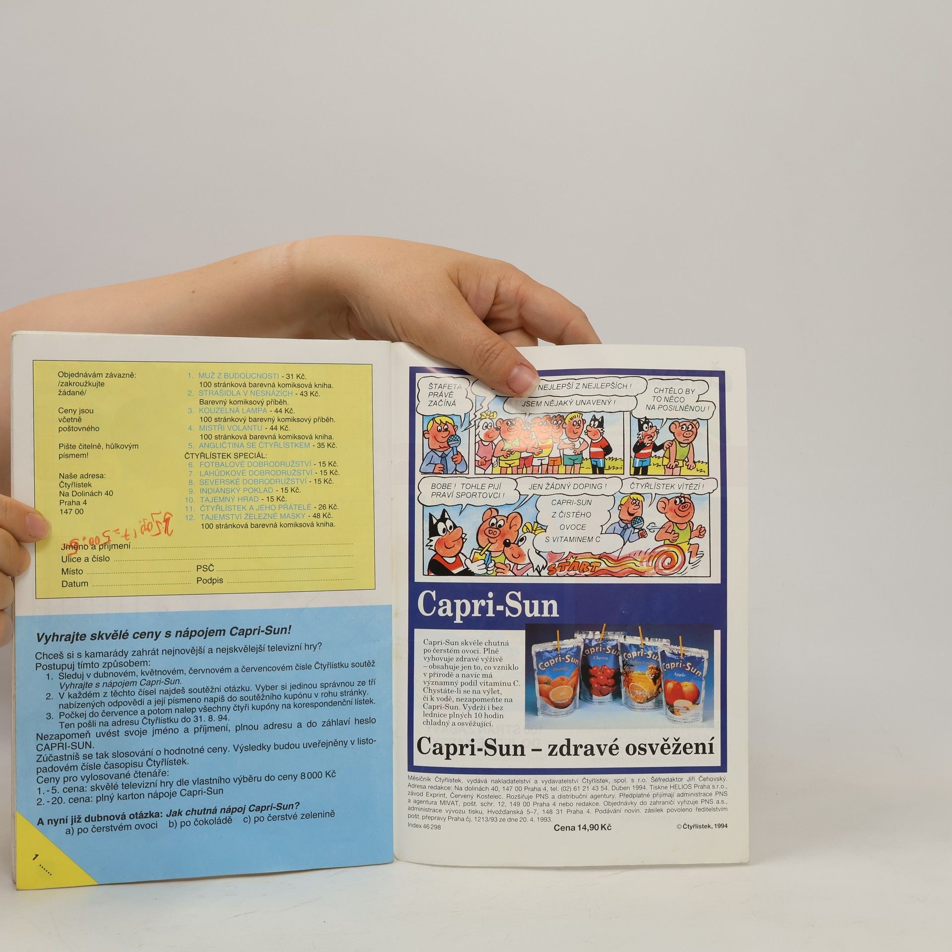 Auteurscollectief Čtyřlístek 218. 4/1994 Tajemství oceánu