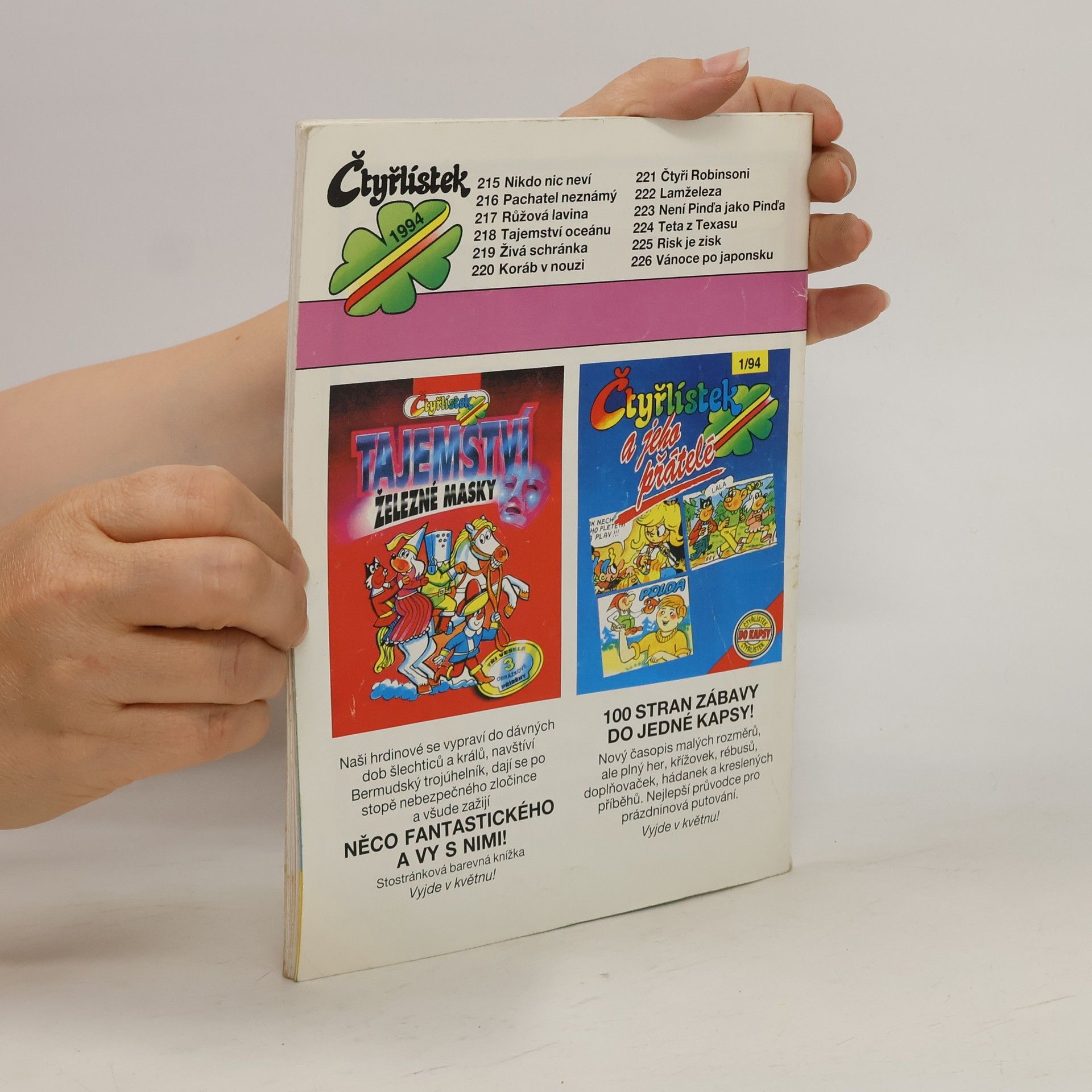 Auteurscollectief Čtyřlístek 218. 4/1994 Tajemství oceánu