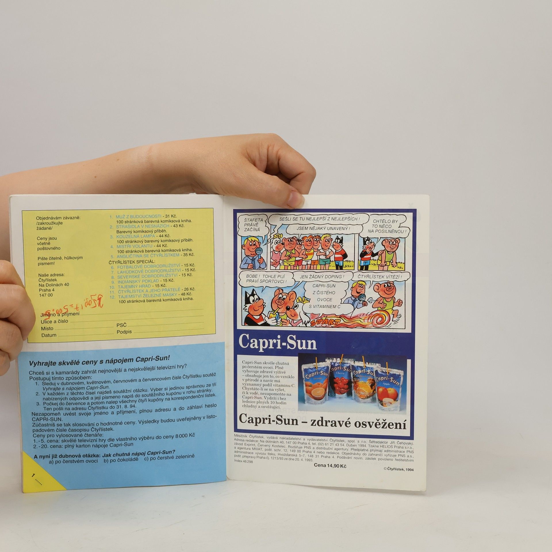 Auteurscollectief Čtyřlístek 218. 4/1994 Tajemství oceánu