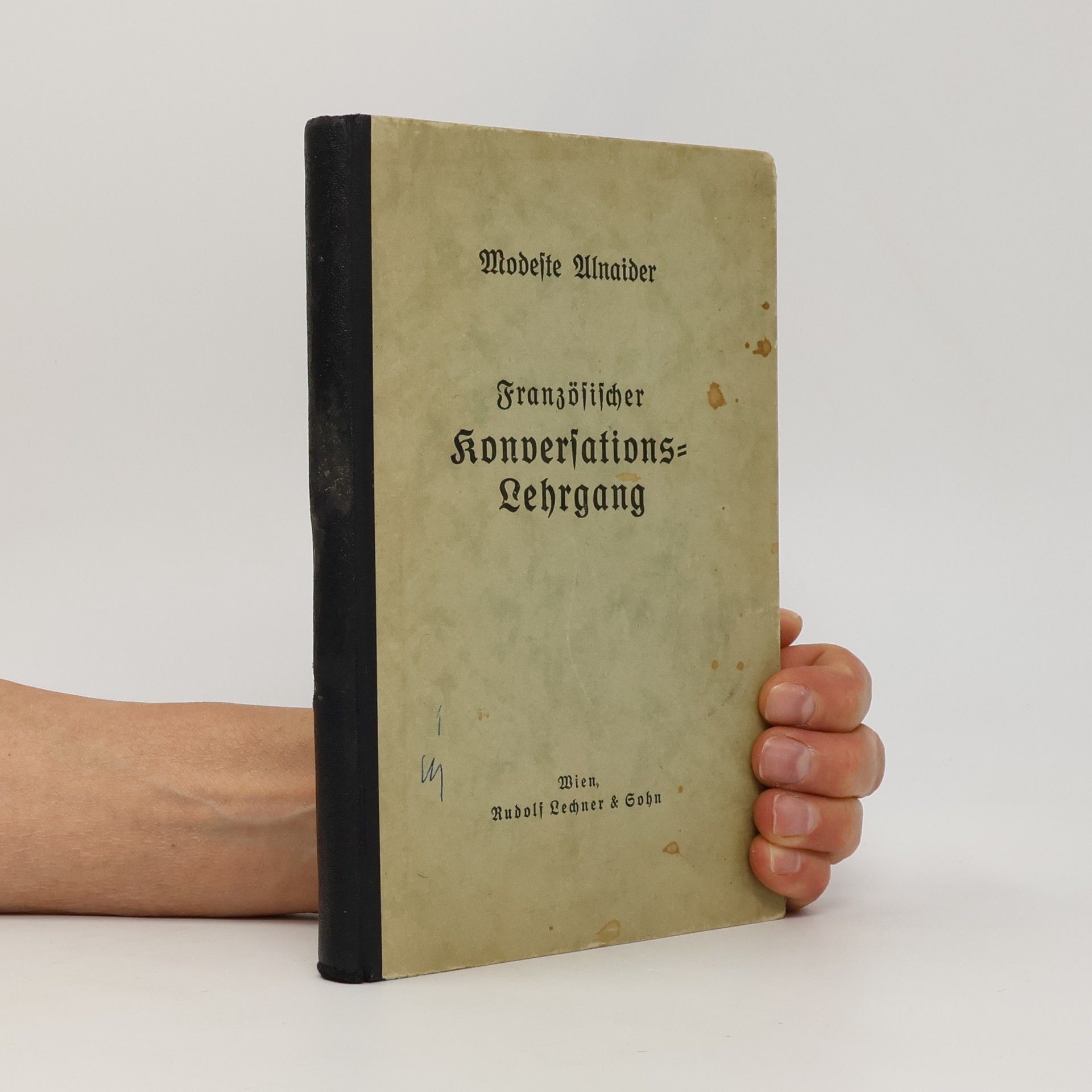 Modeste Alnaider Französischer Konversations-Lehrgang