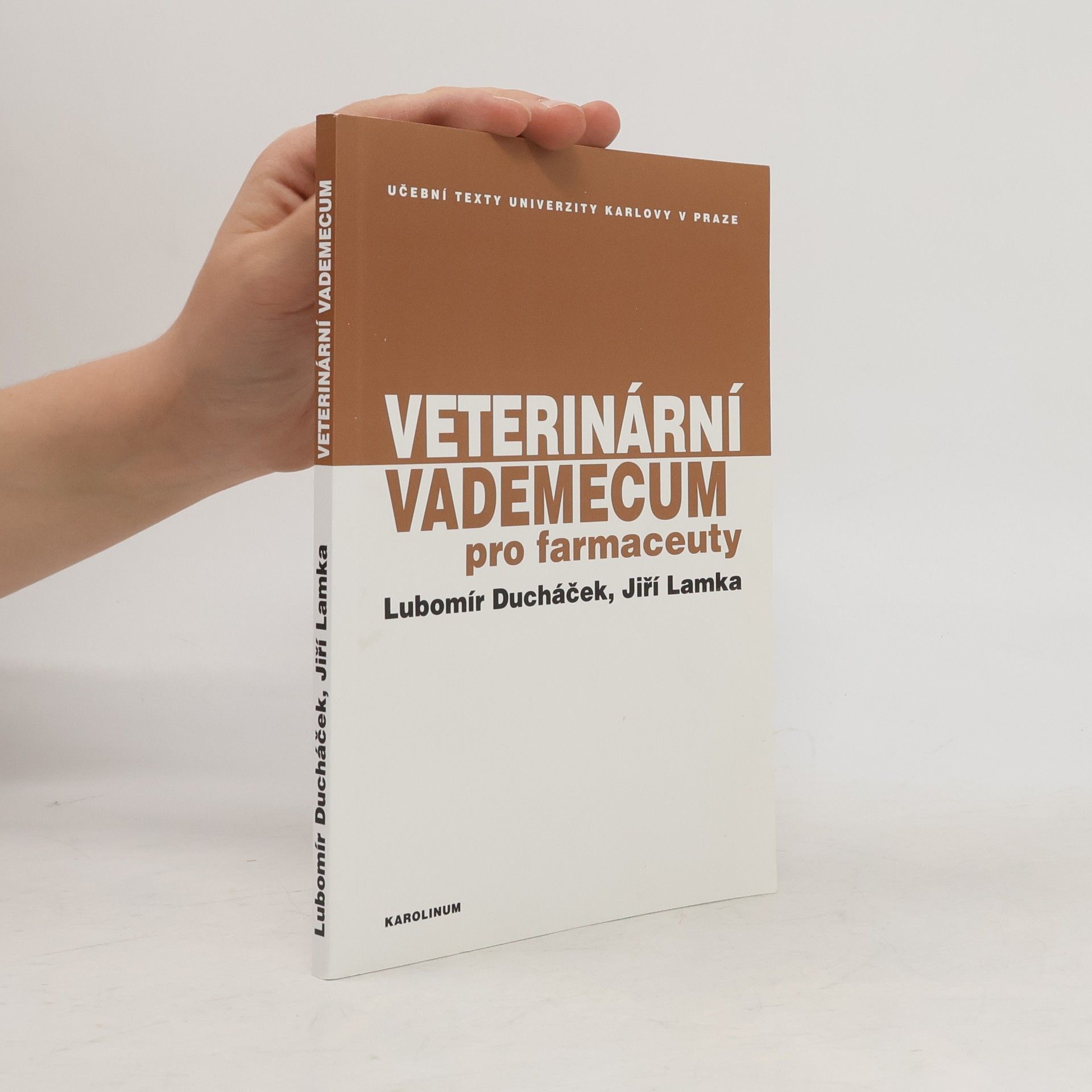 Lubomír Ducháček Veterinární vademecum pro farmaceuty