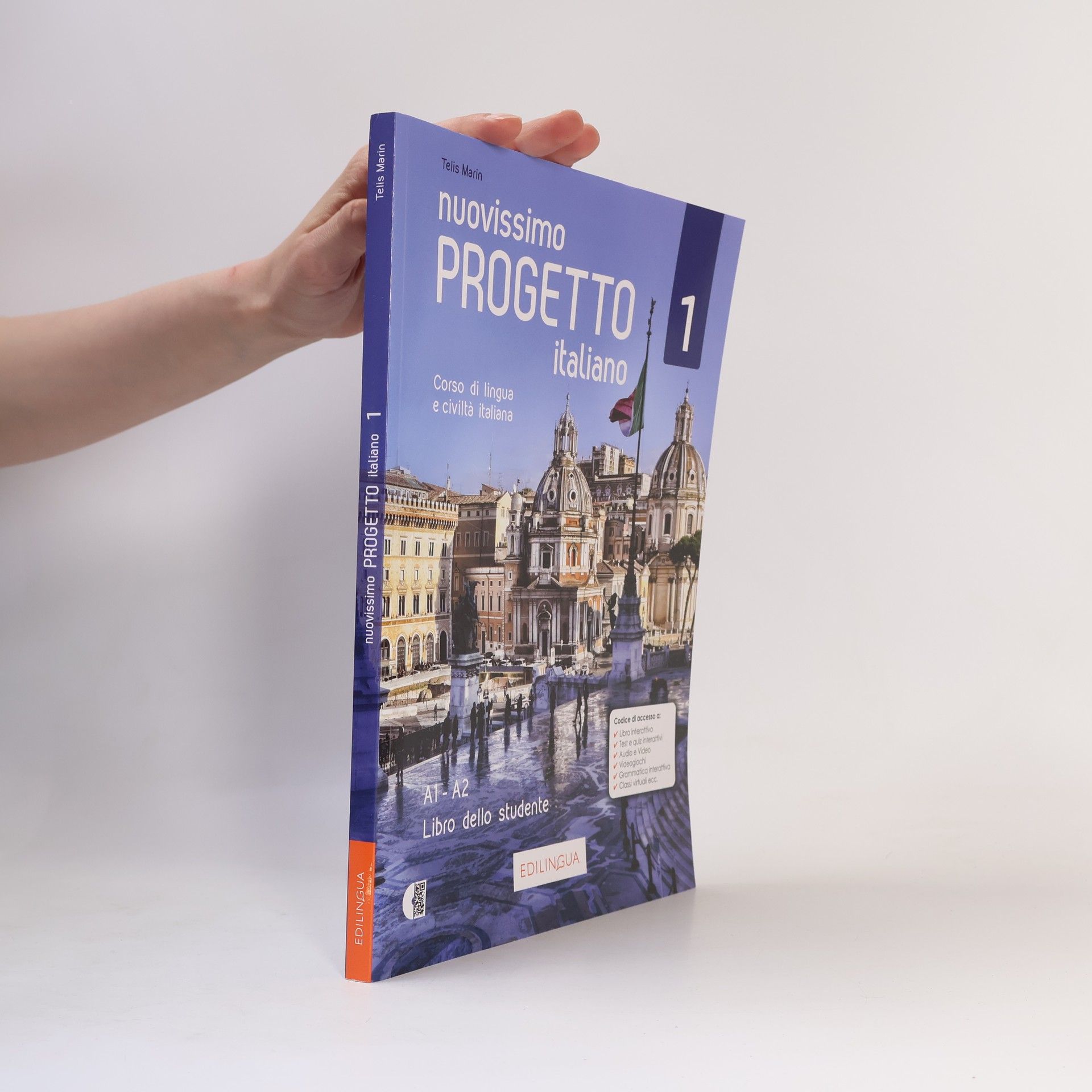 Nuovissimo progetto italiano: corso di lingua e civiltà italiana : A1-A2 : libro dello studente. 1