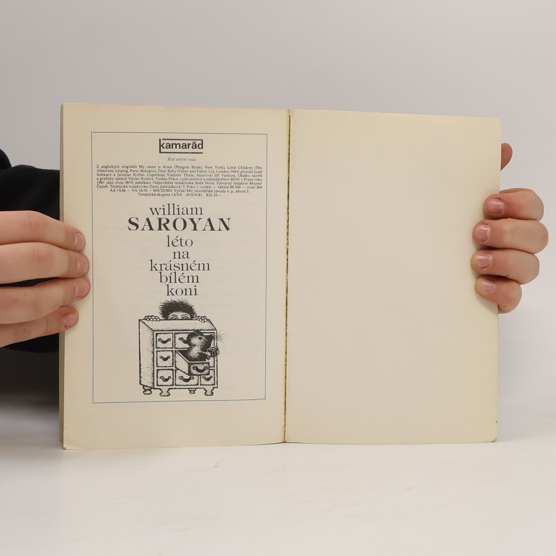 William Saroyan Léto na krásném bílém koni