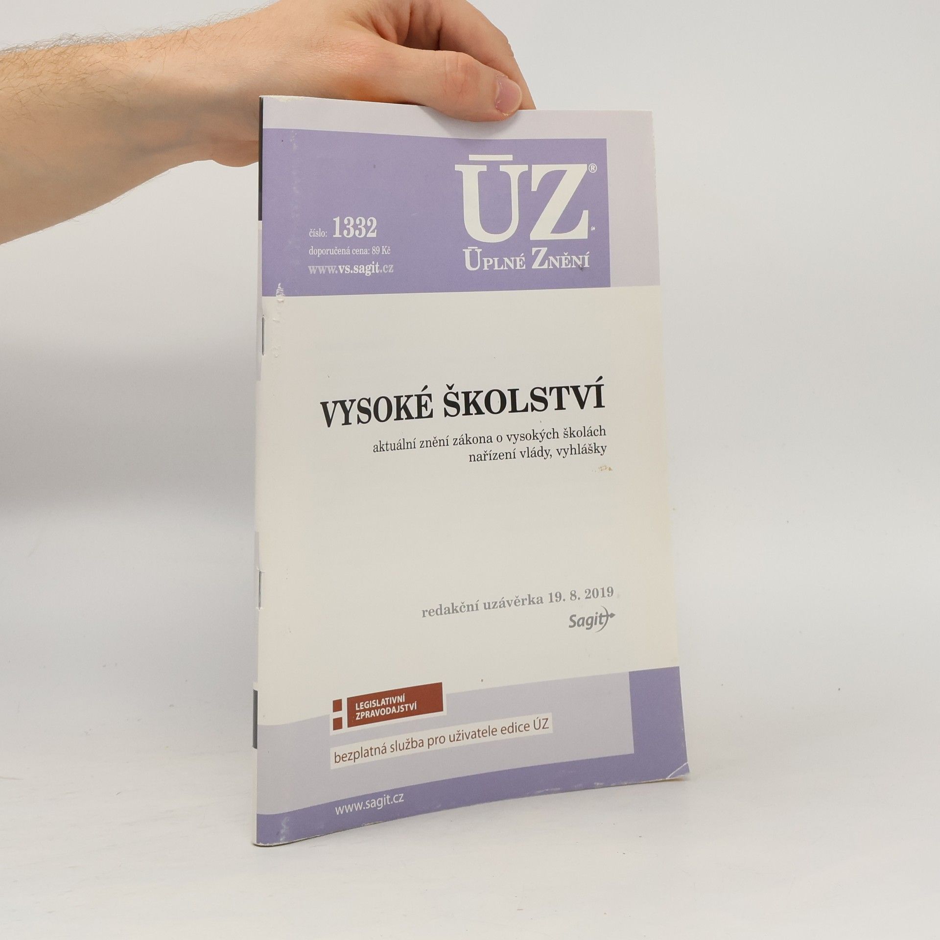 Autorenkollektiv ÚZ 1332 Vysoké školství