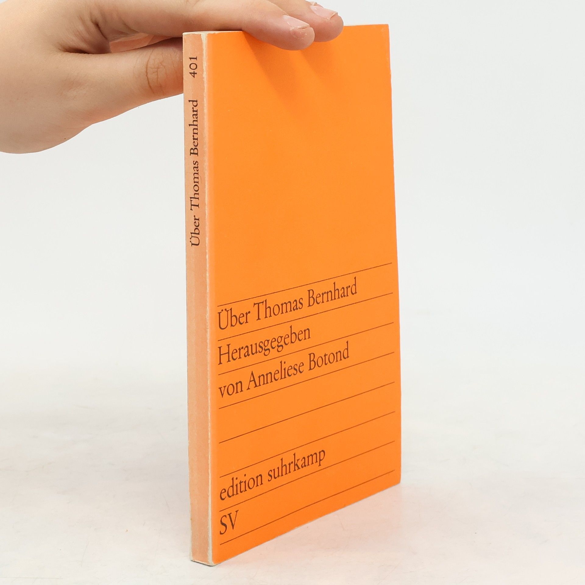 Anneliese Botond Über Thomas Bernhard