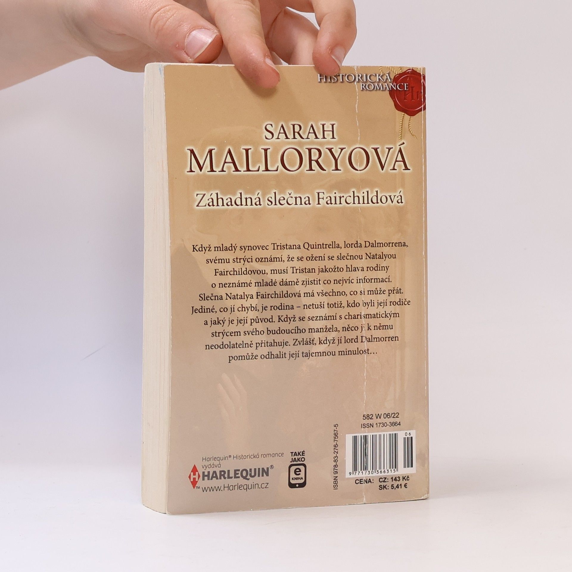 Sarah Mallory Záhadná slečna Fairchildová