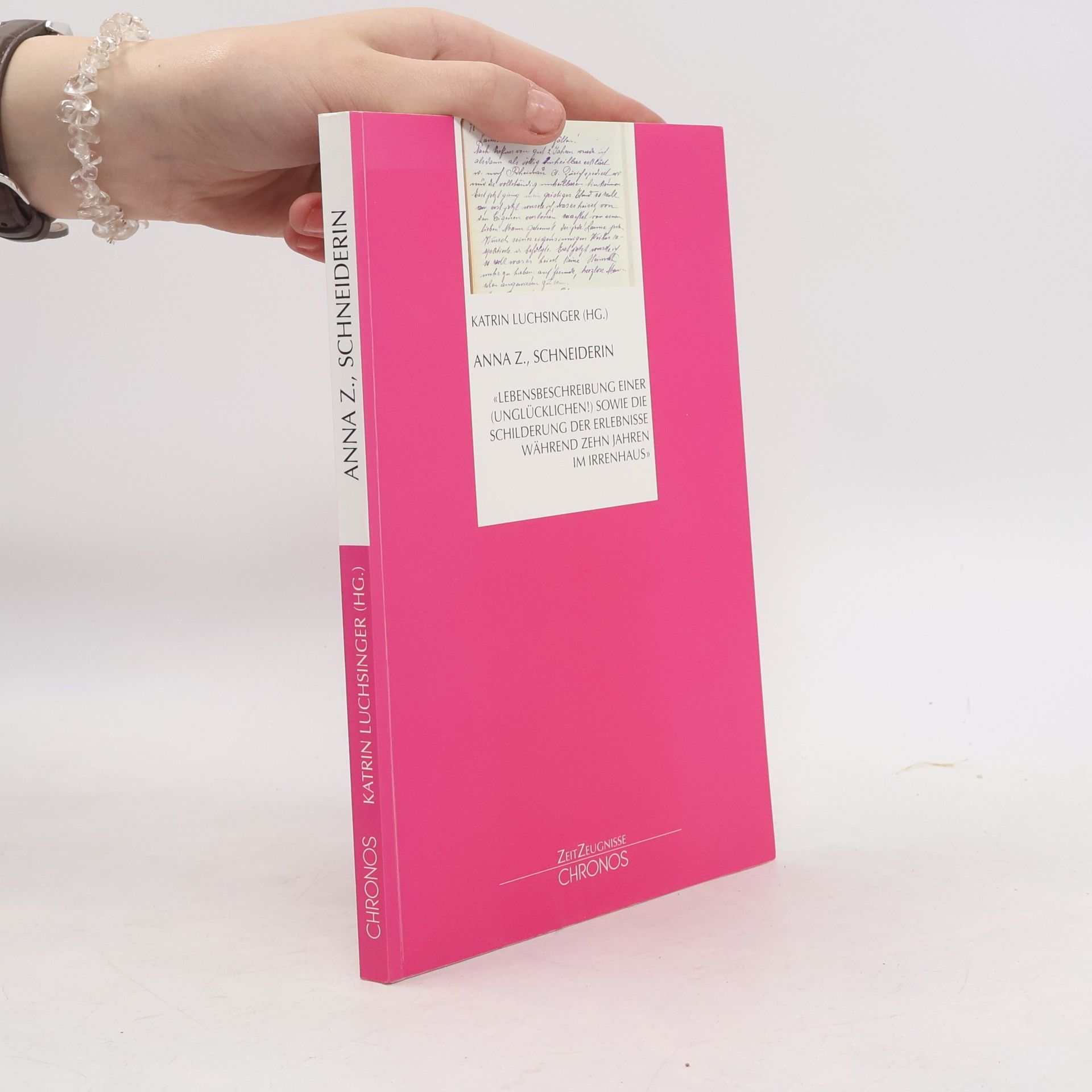 Katrin Luchsinger Zeitzeugnisse: Anna Z., Schneiderin