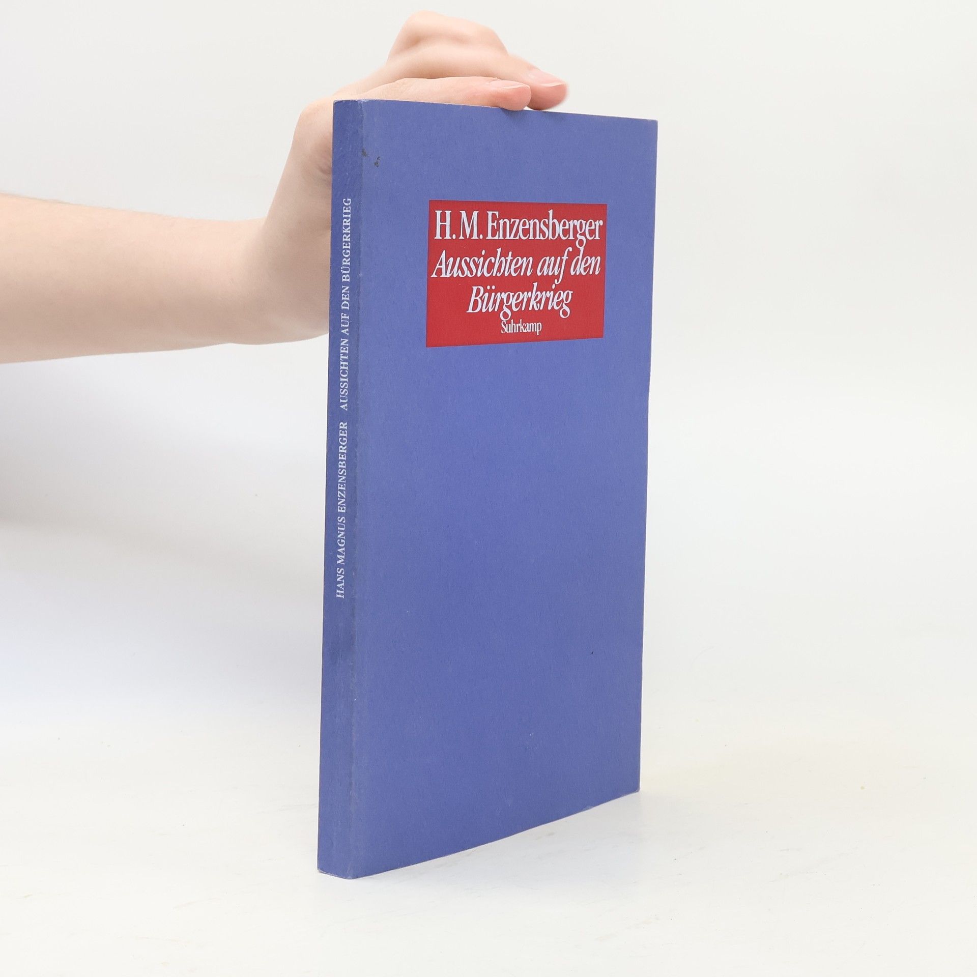 Hans Magnus Enzensberger Aussichten auf den Bürgerkrieg