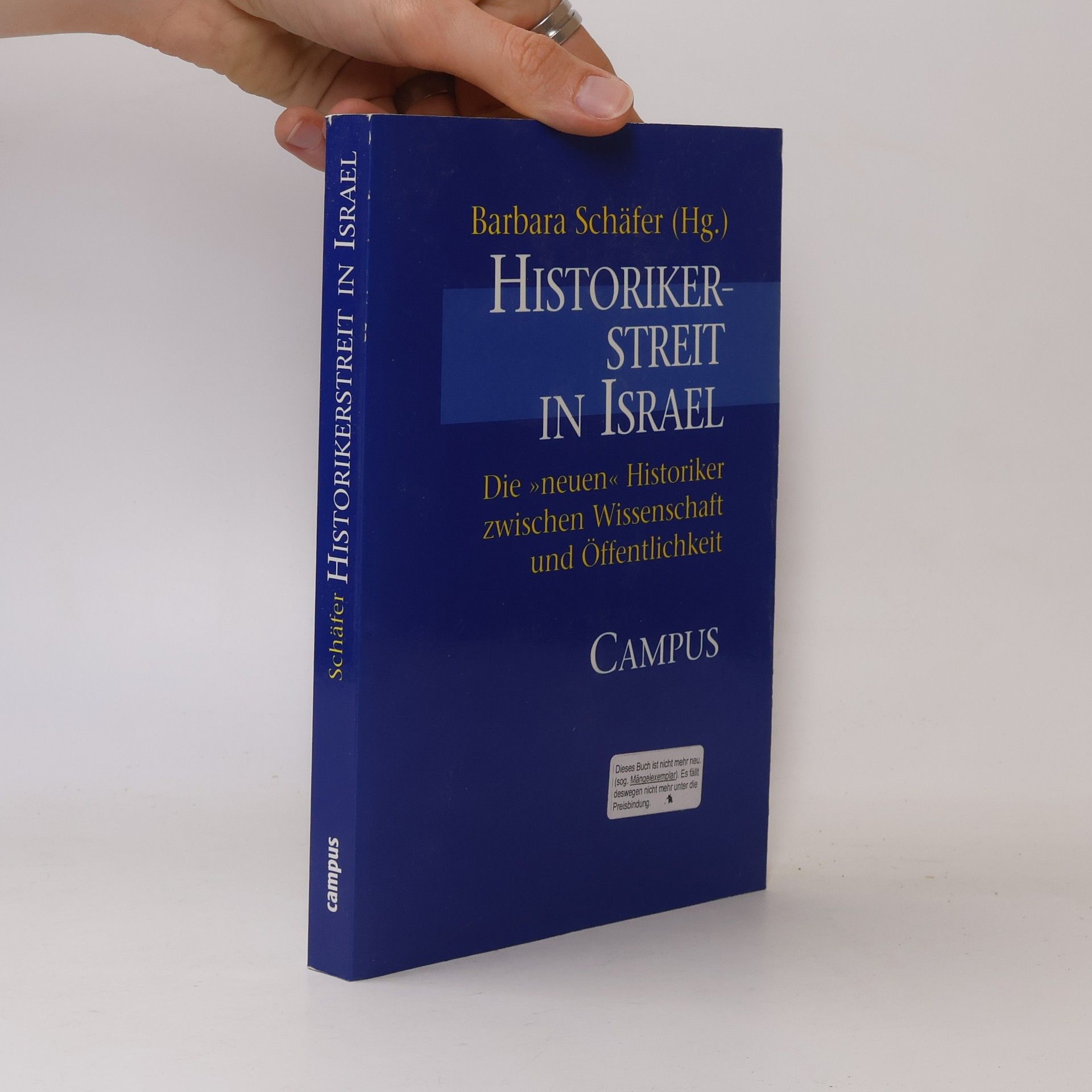 Barbara Schäfer Historikerstreit in Israel