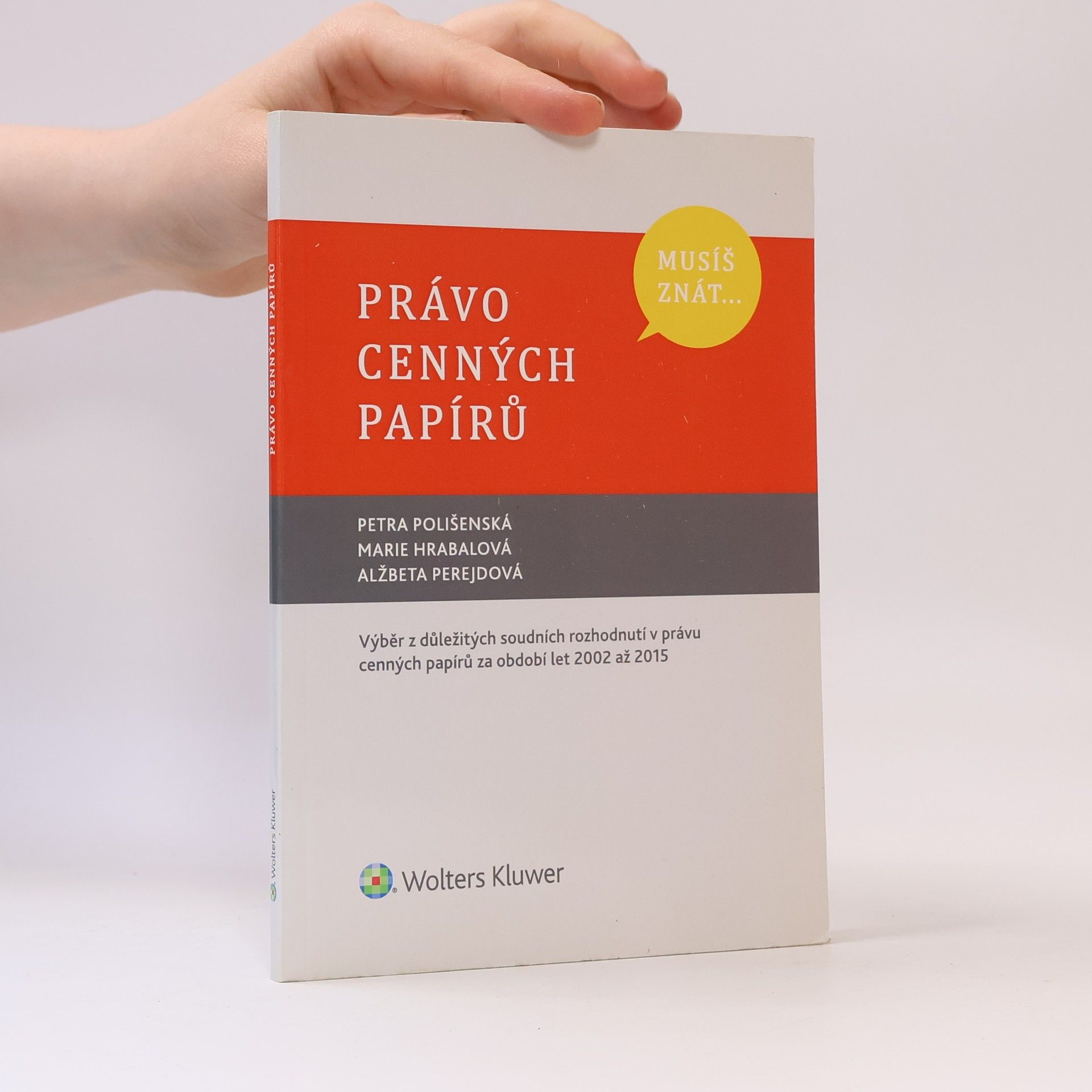 Alžběta Perejdová Právo cenných papírů