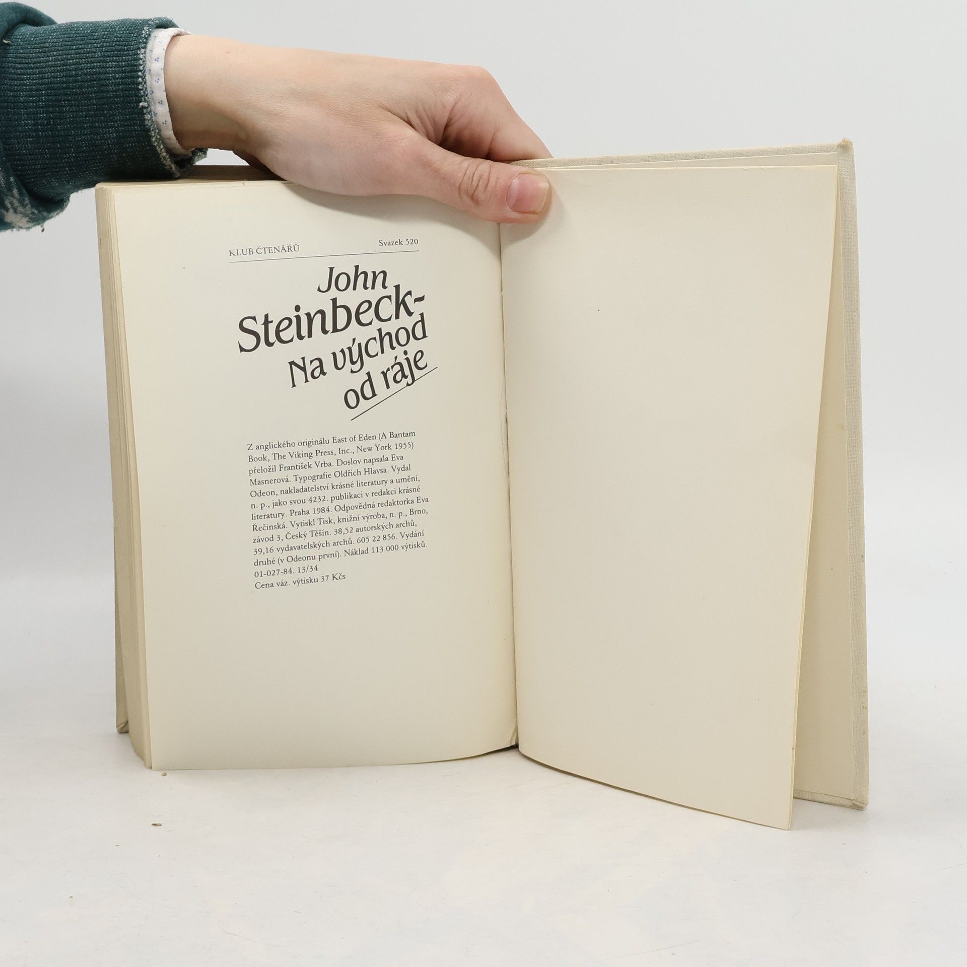 John Steinbeck Na východ od ráje