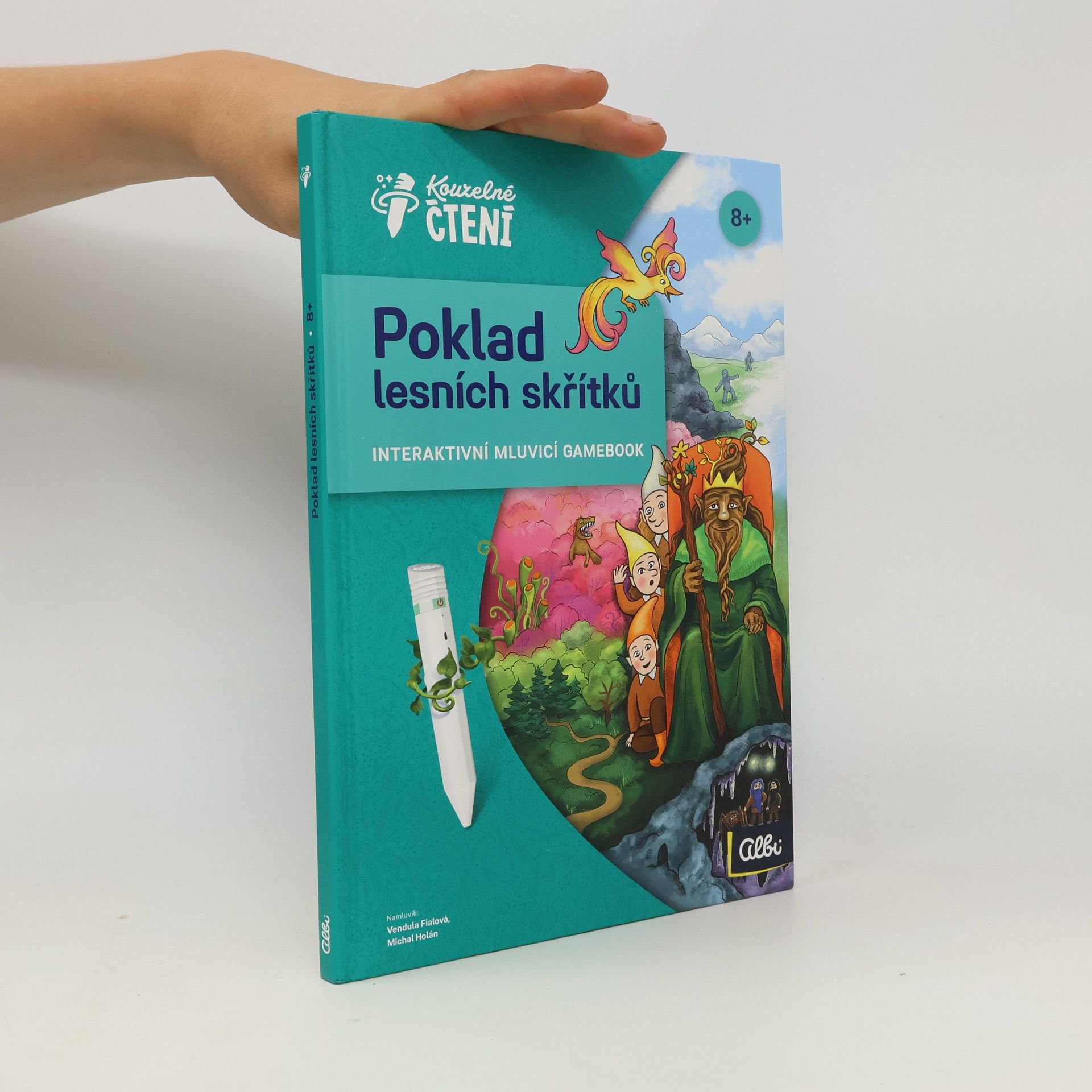 Lenka Filonenko Poklad lesních skřítků. Interaktivní mluvicí gamebook.