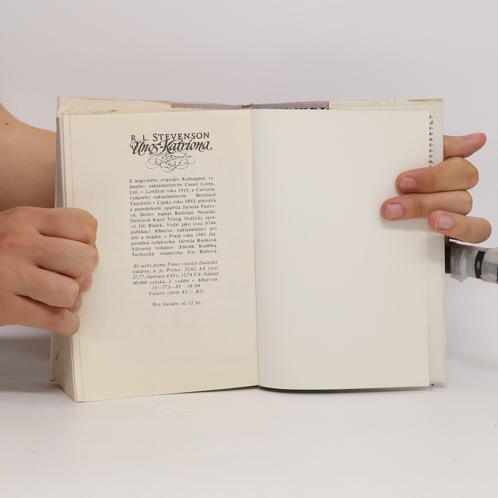 Robert Louis Stevenson Únos-Katriona