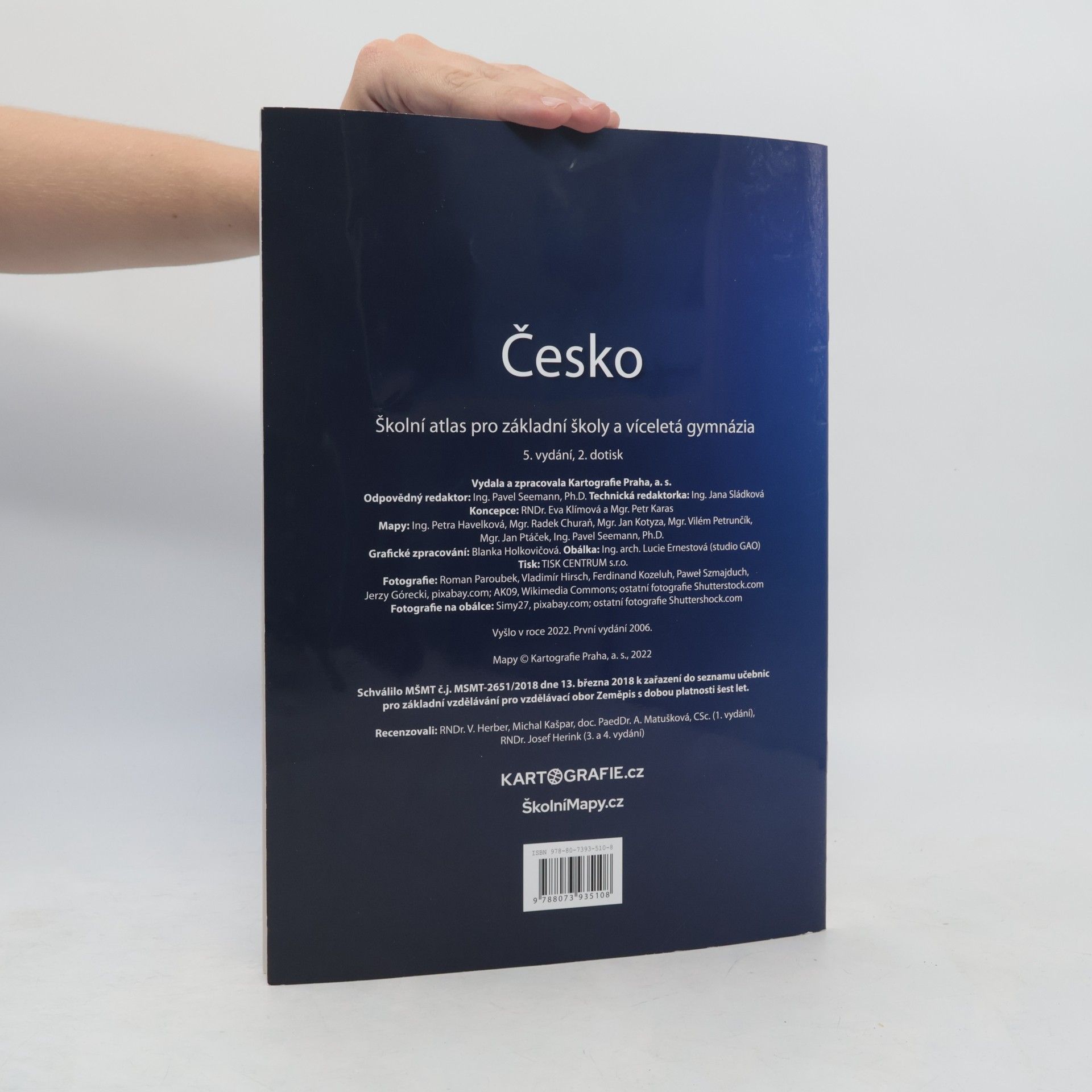 Various authors Česko: školní atlas pro základní školy a víceletá gymnázia