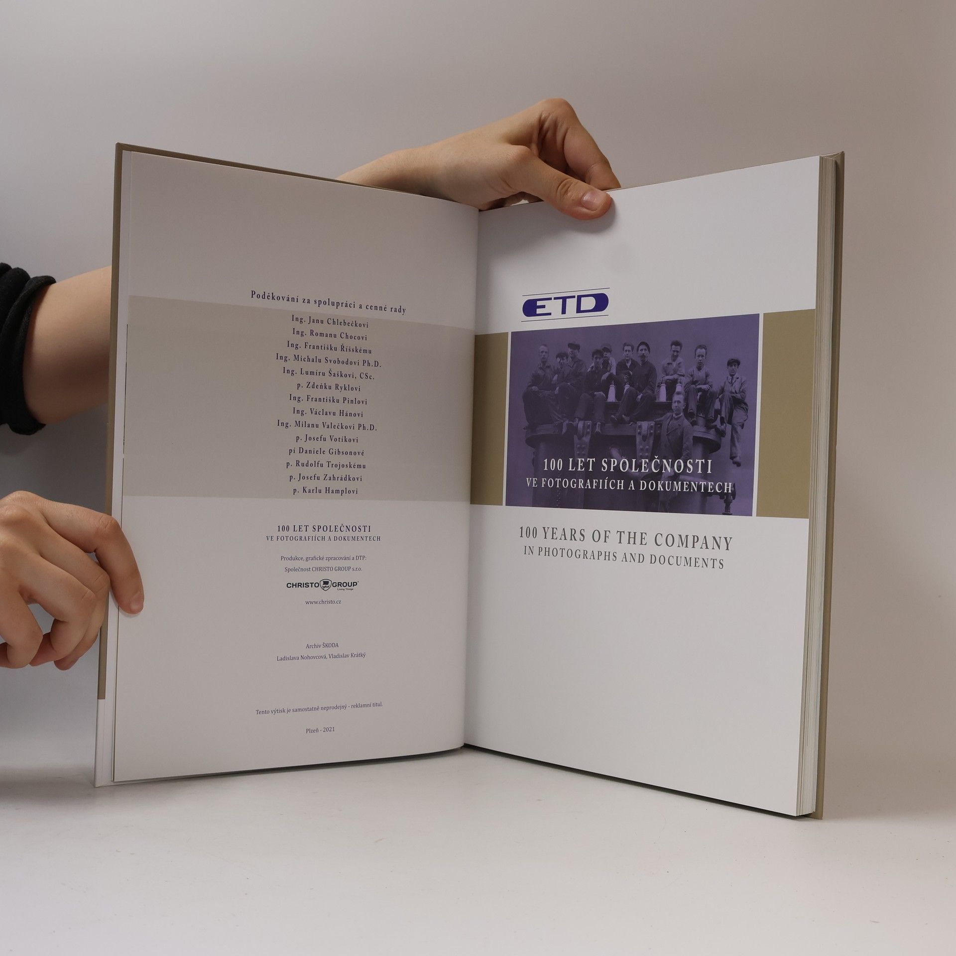 Kolektiv autorů ETD - 100 let společnosti ve fotografiích a dokumentech