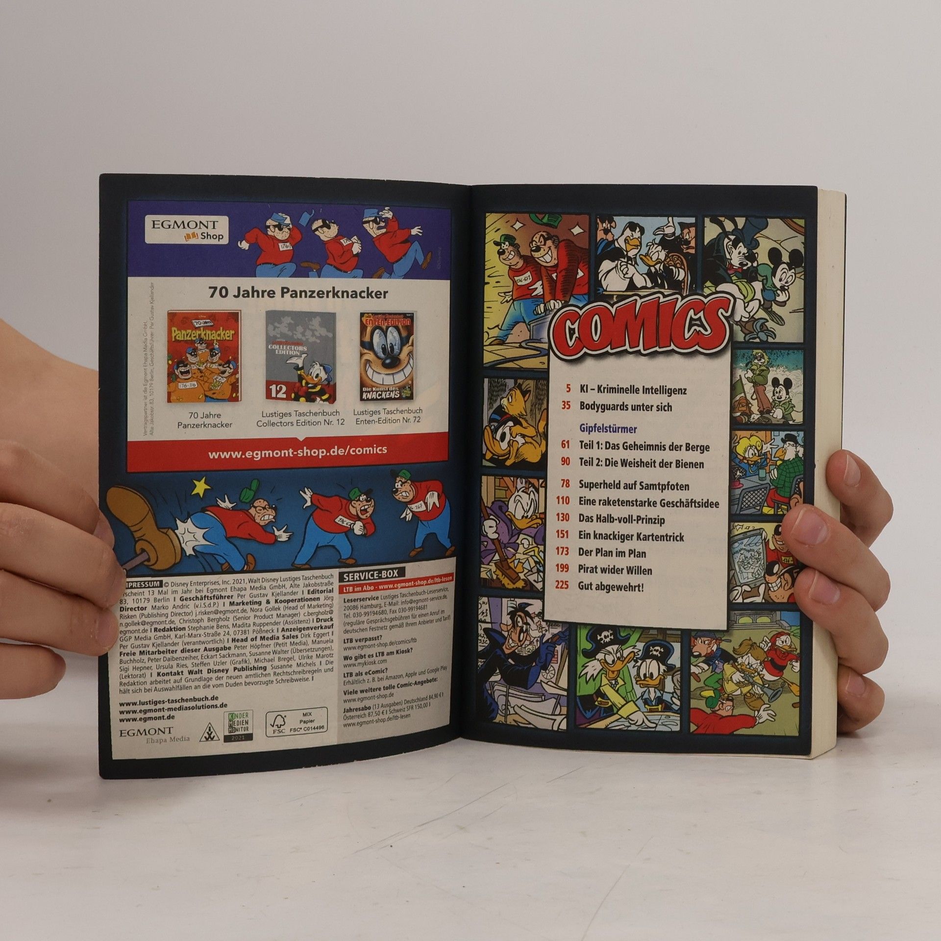 Walt Disney Lustiges Taschenbuch 552. 70 Jahre Panzerknacker