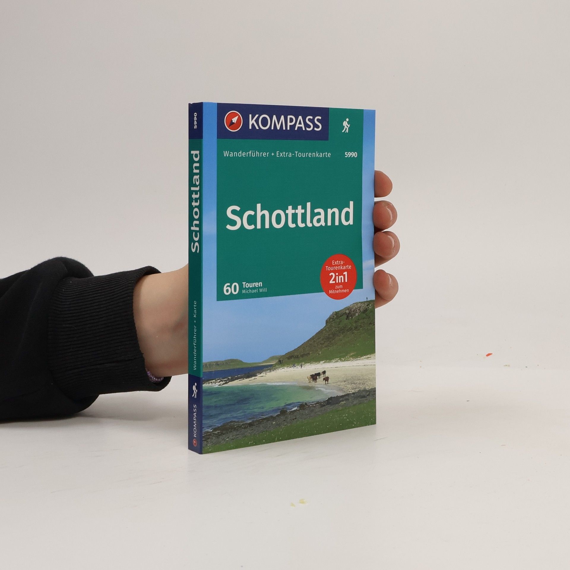 Michael Will KOMPASS Wanderführer Schottland, Wanderungen an den Küsten und in den Highlands 60 Touren mit Extra-Tourenkarte