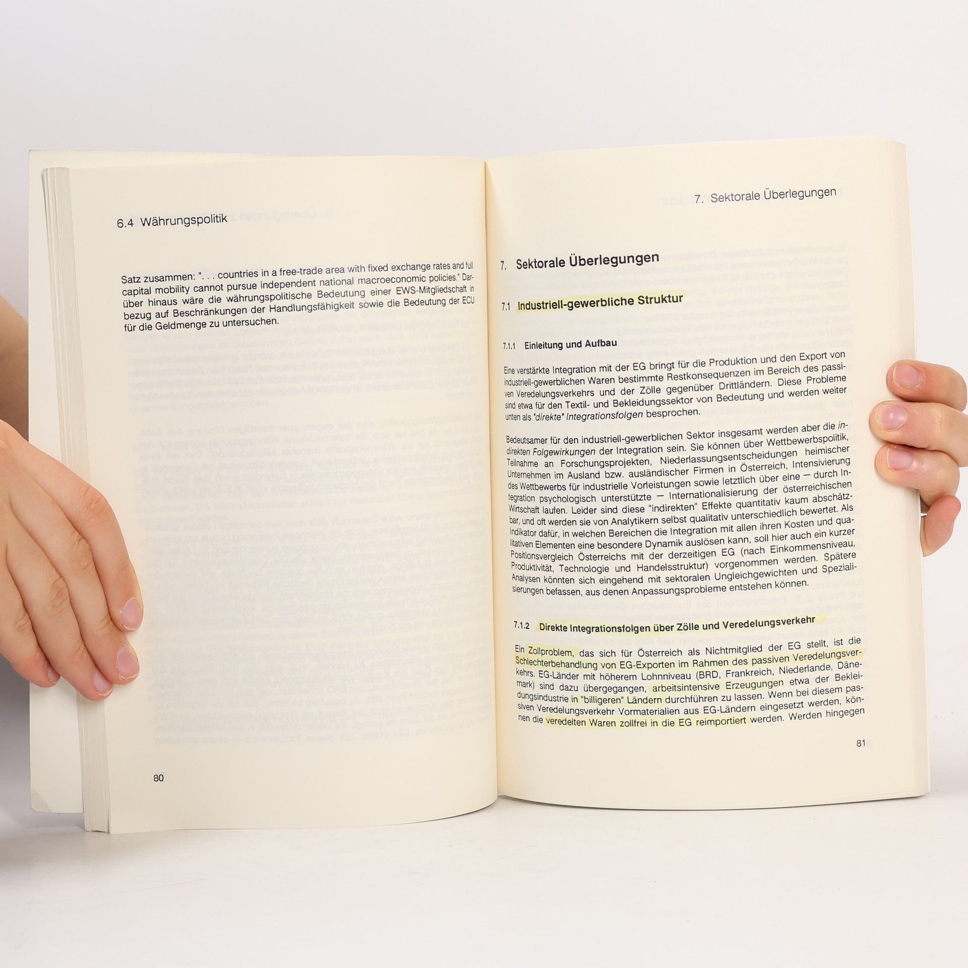 Fritz Breuss Österreichische Optionen einer EG-Annäherung und ihre Folgen