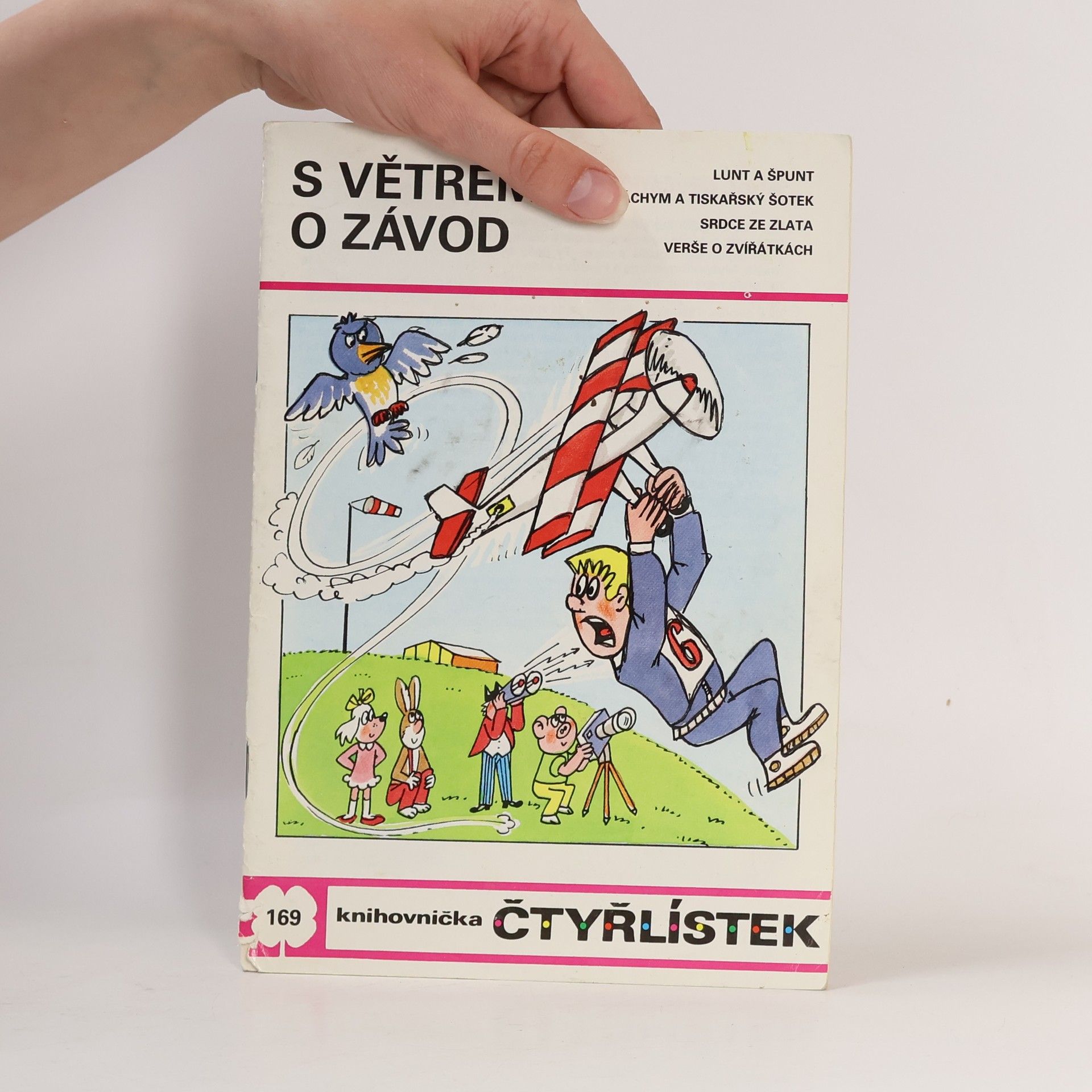 Jaroslav Němeček Čtyřlístek 169. S větrem o závod