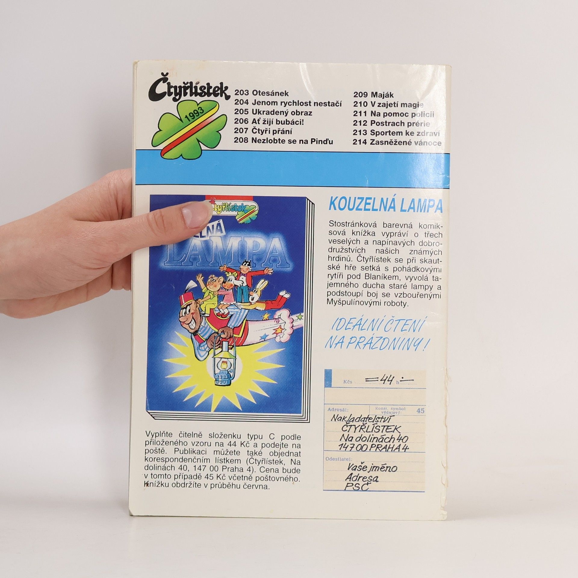 Kolektív autorov Čtyřlístek 206. 4/1993
