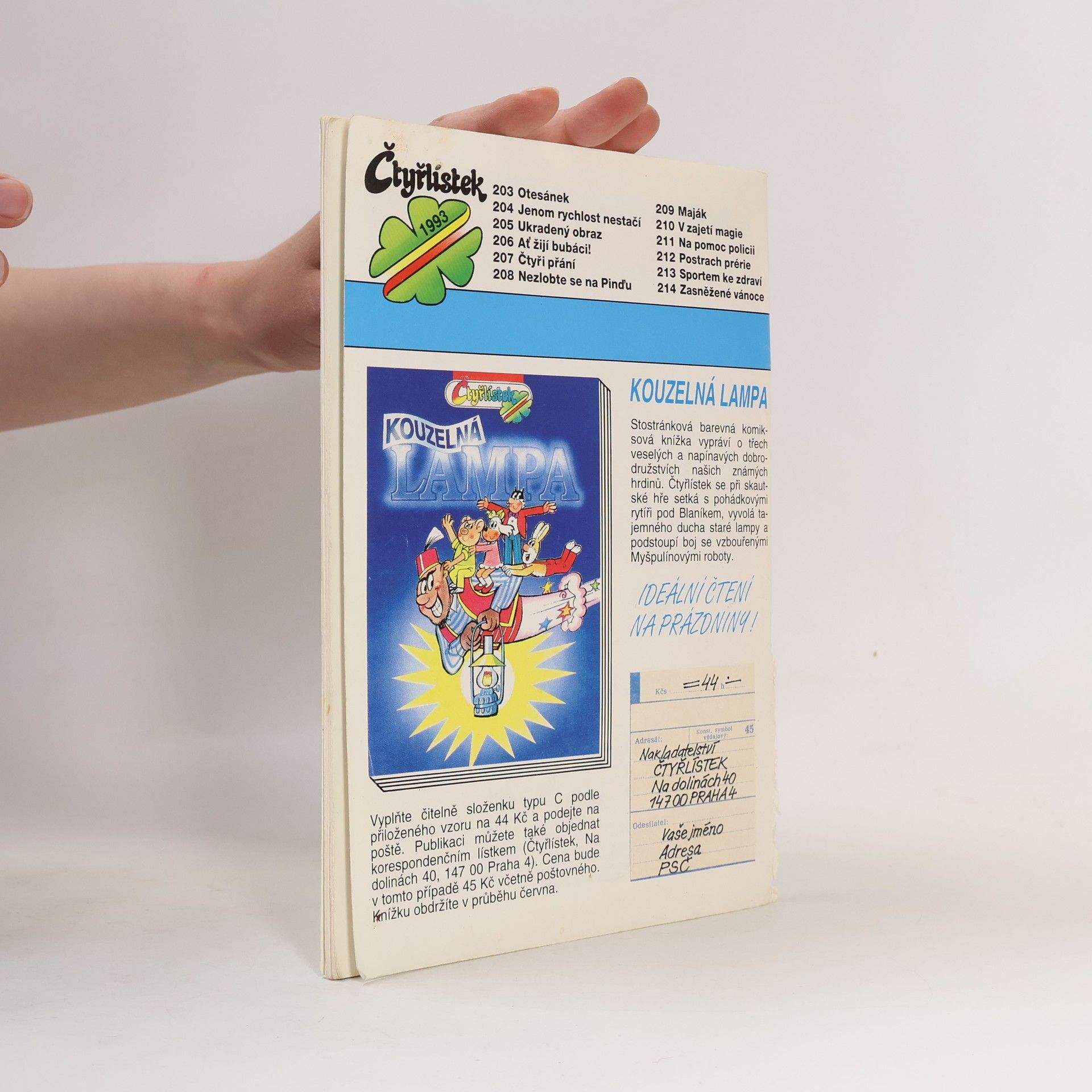 Kolektív autorov Čtyřlístek 206. 4/1993