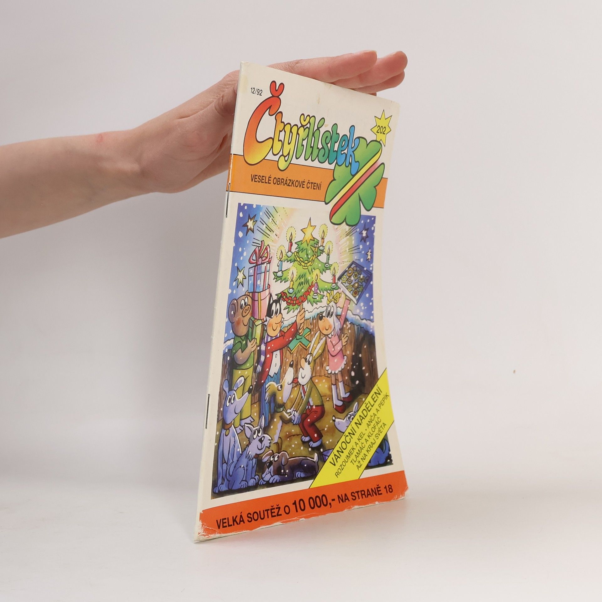 Kolektiv autorů Čtyřlístek 202. 12/1992. Vánoční nadělení