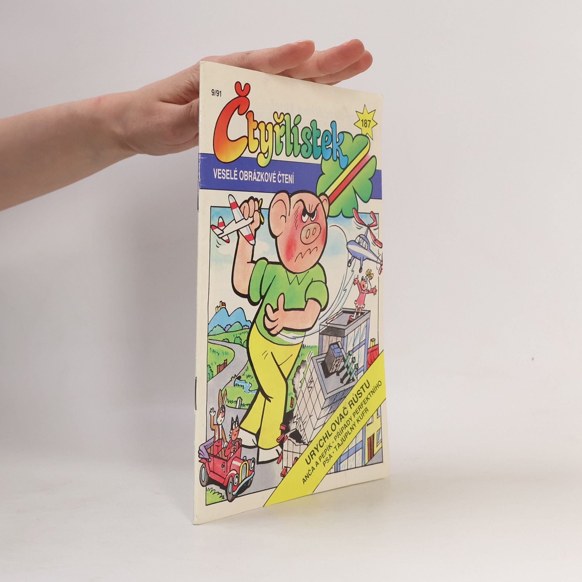 Autorenkollektiv Čtyřlístek 187, 9/1991. Urychlovač růstu