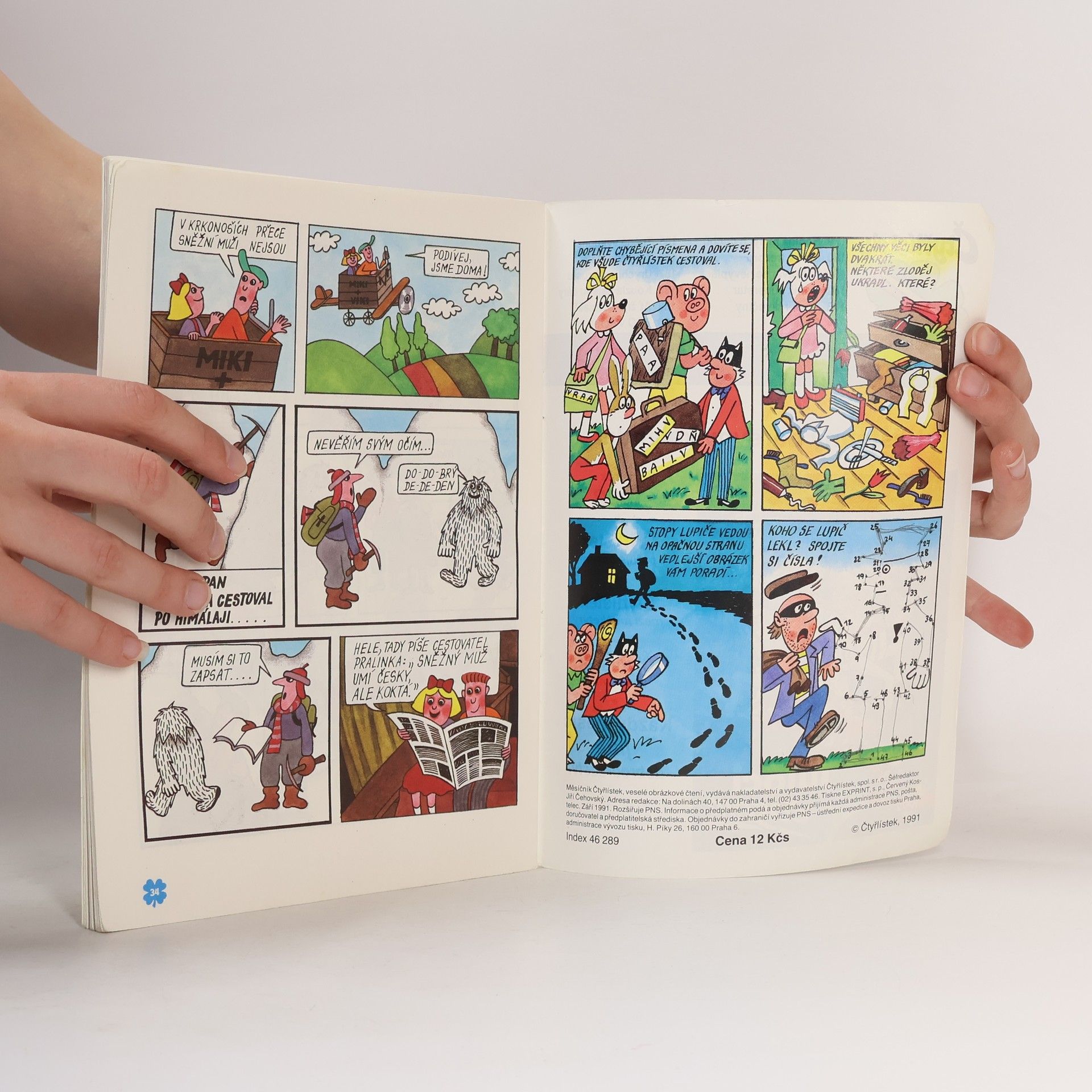 Collectif d'auteurs Čtyřlístek 187, 9/1991. Urychlovač růstu