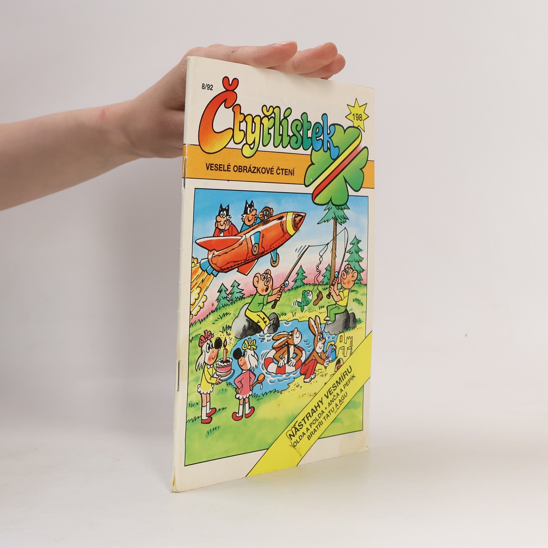 AA.VV. Čtyřlístek 198. 8/1992. Nástrahy vesmíru