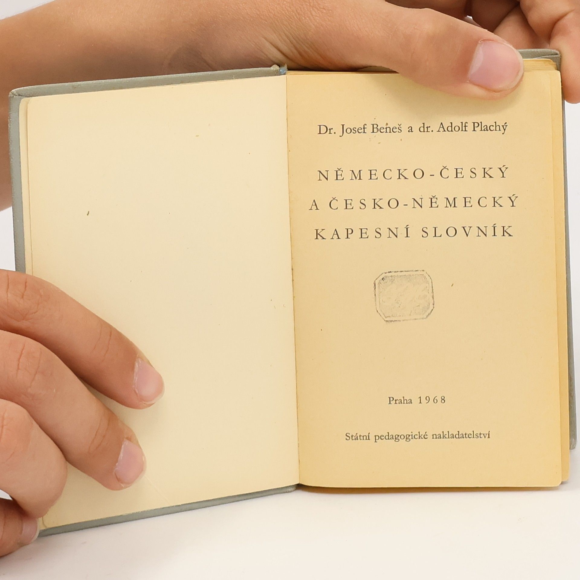 Adolf Plachý Německo-český a česko-německý kapesní slovník