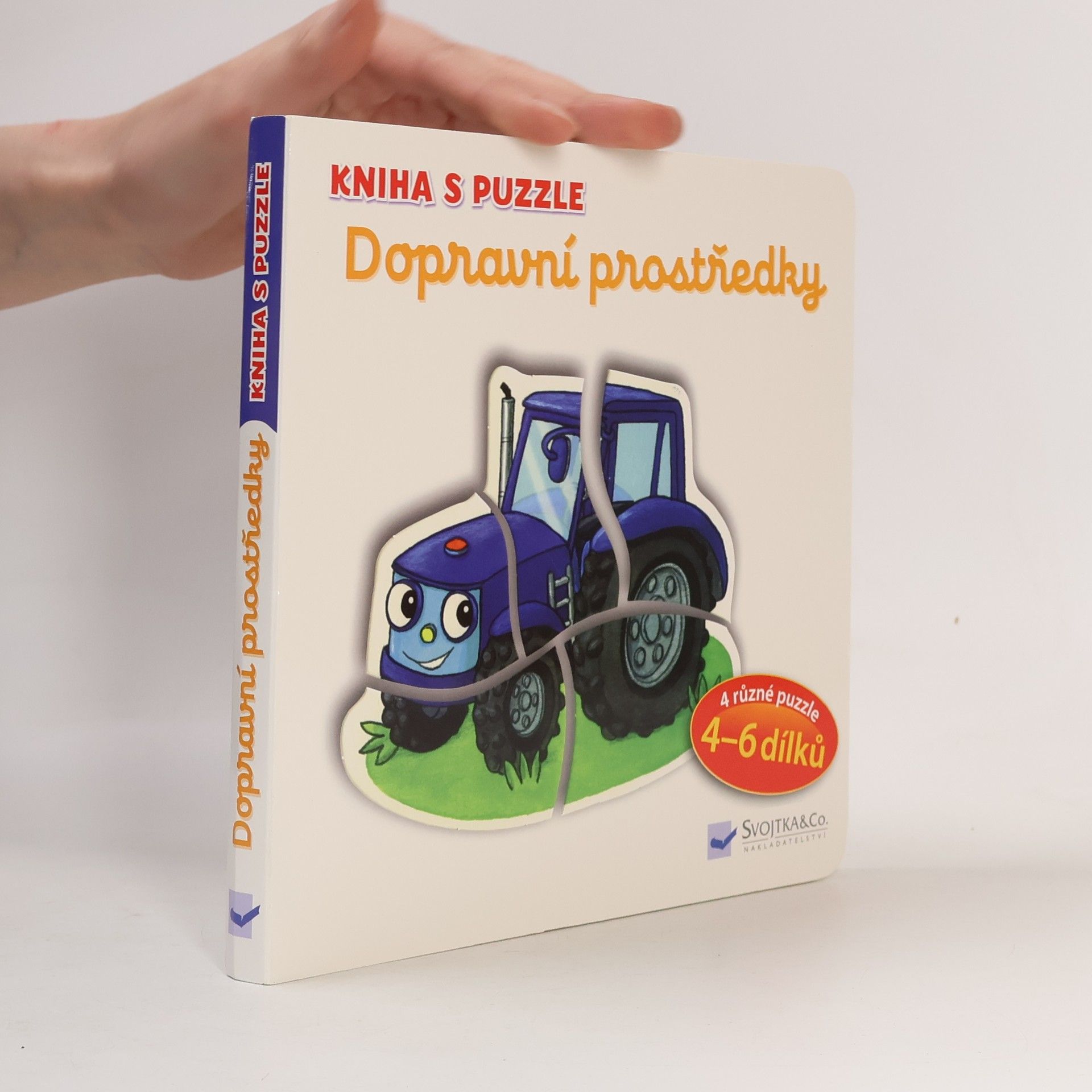 Vera Brüggemann Dopravní prostředky: kniha s puzzle