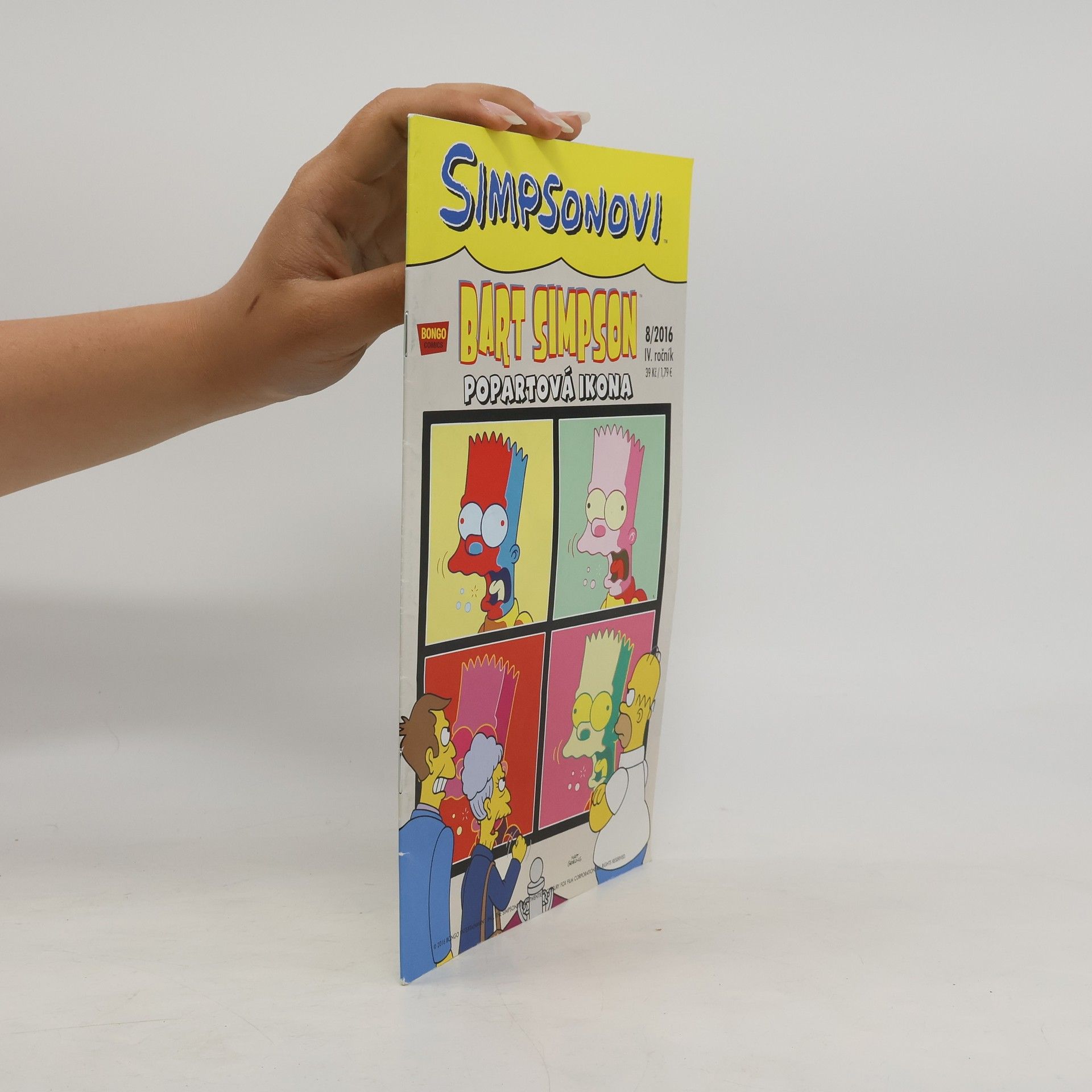 Matt Groening Bart Simpson Popartová ikona