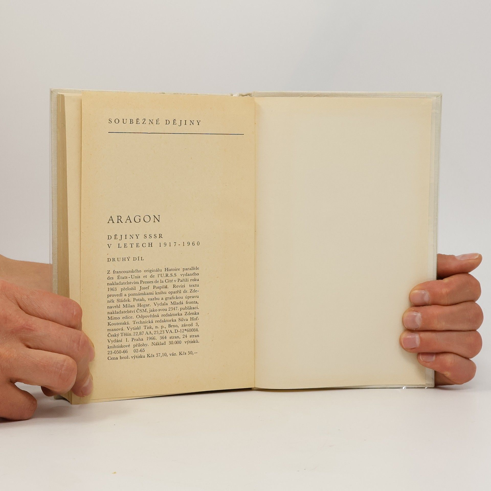 Autorenkollektiv Aragon. Dějiny SSSR v letech 1917 - 1960. 2. díl