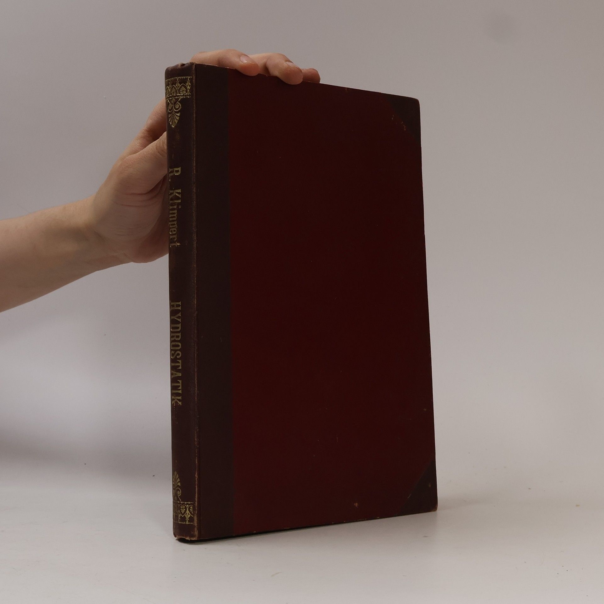 Richard Klimpert Lehrbuch der Statik flüssiger Körper (Hydrostatik)