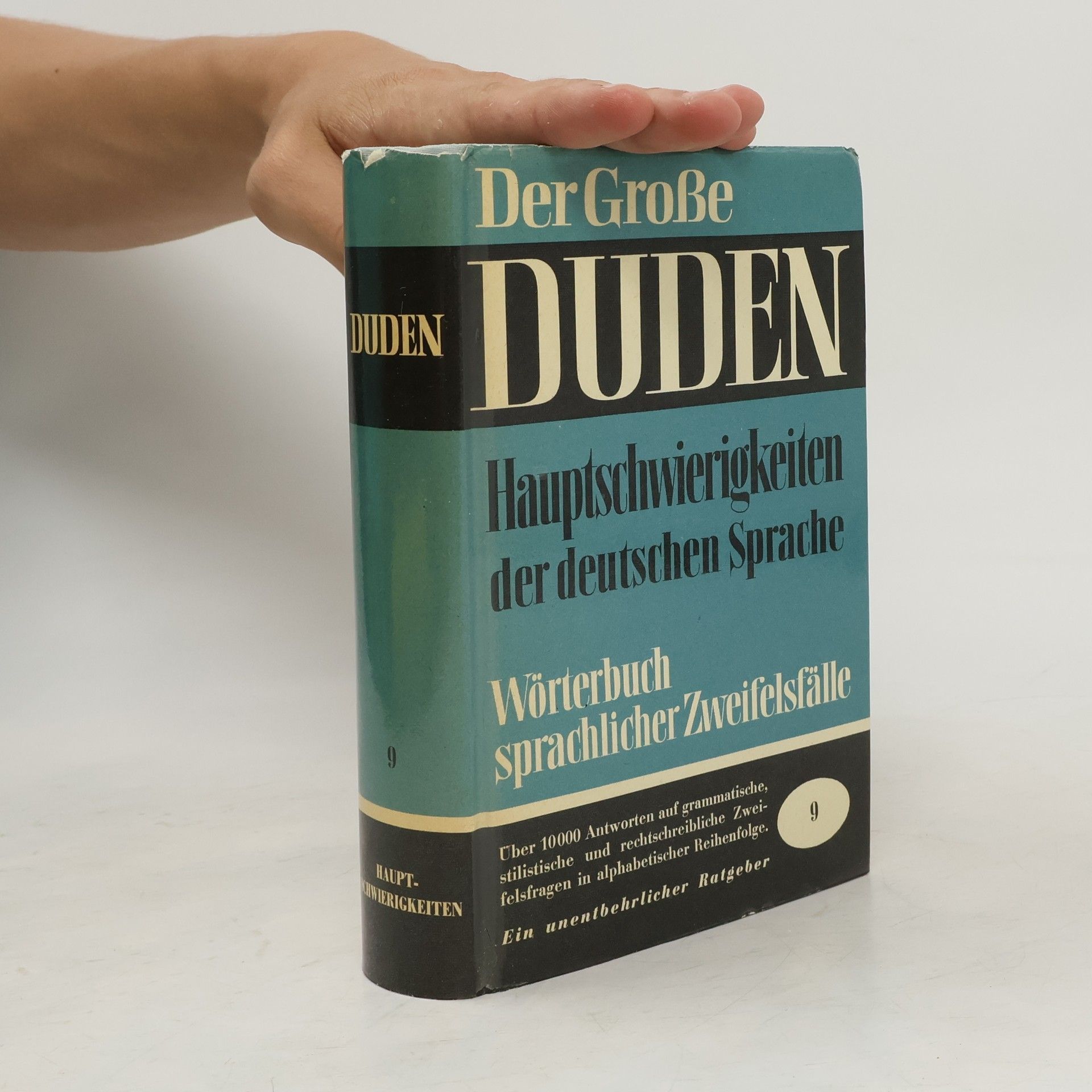 Paul Grebe Duden. Hauptschwierigkeiten der deutschen Sprache 9