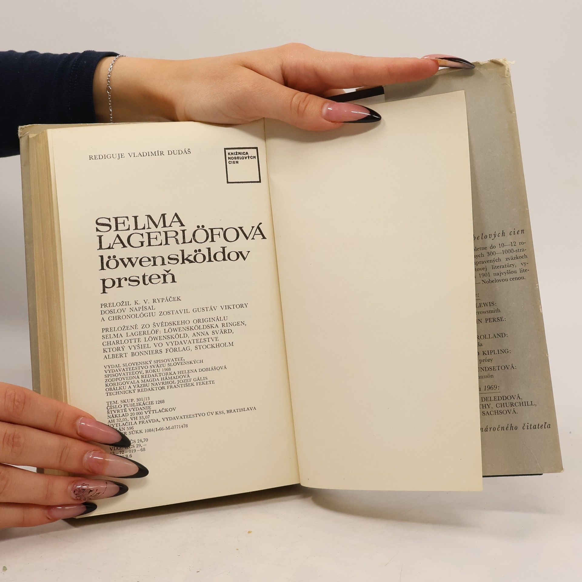 Selma Lagerlöf Löwensköldov prsteň