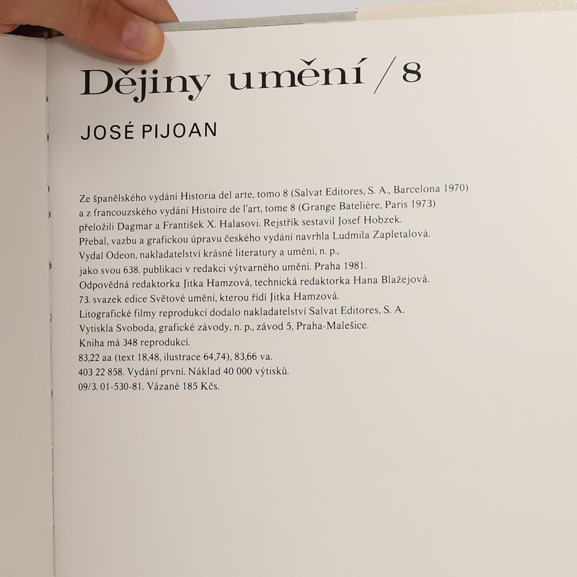 Joseph Pijoan Dějiny umění 8