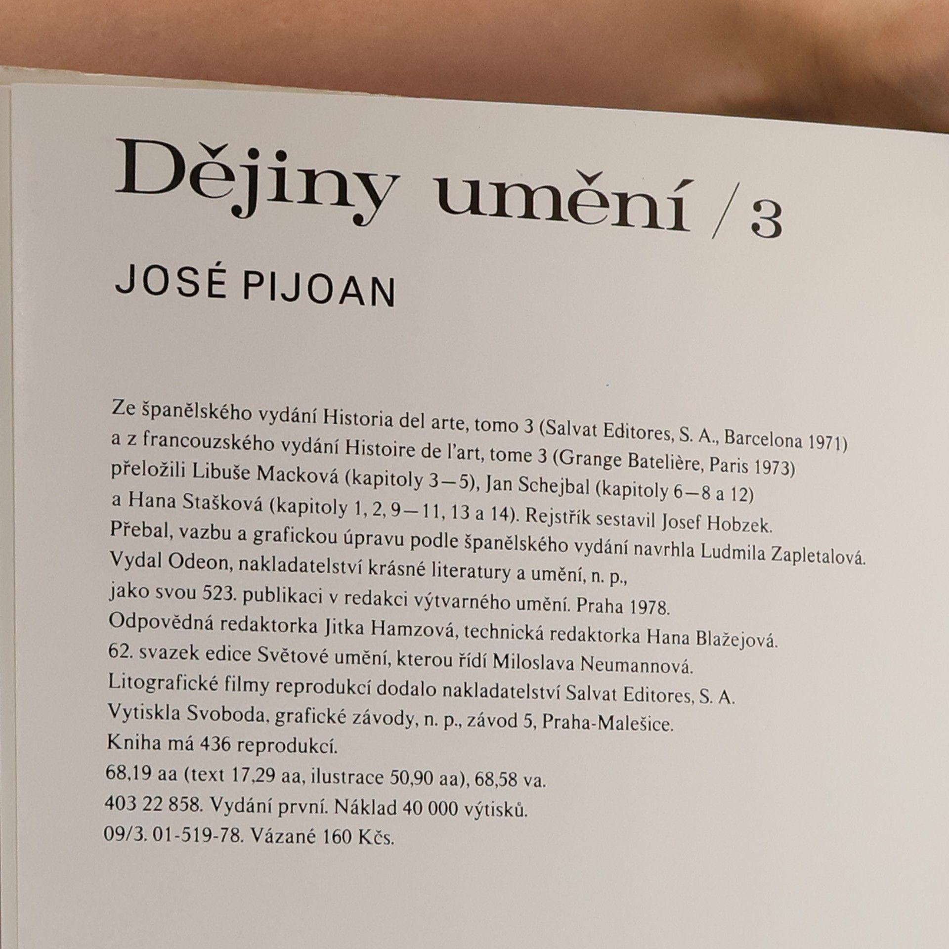 Joseph Pijoan Dějiny umění 3