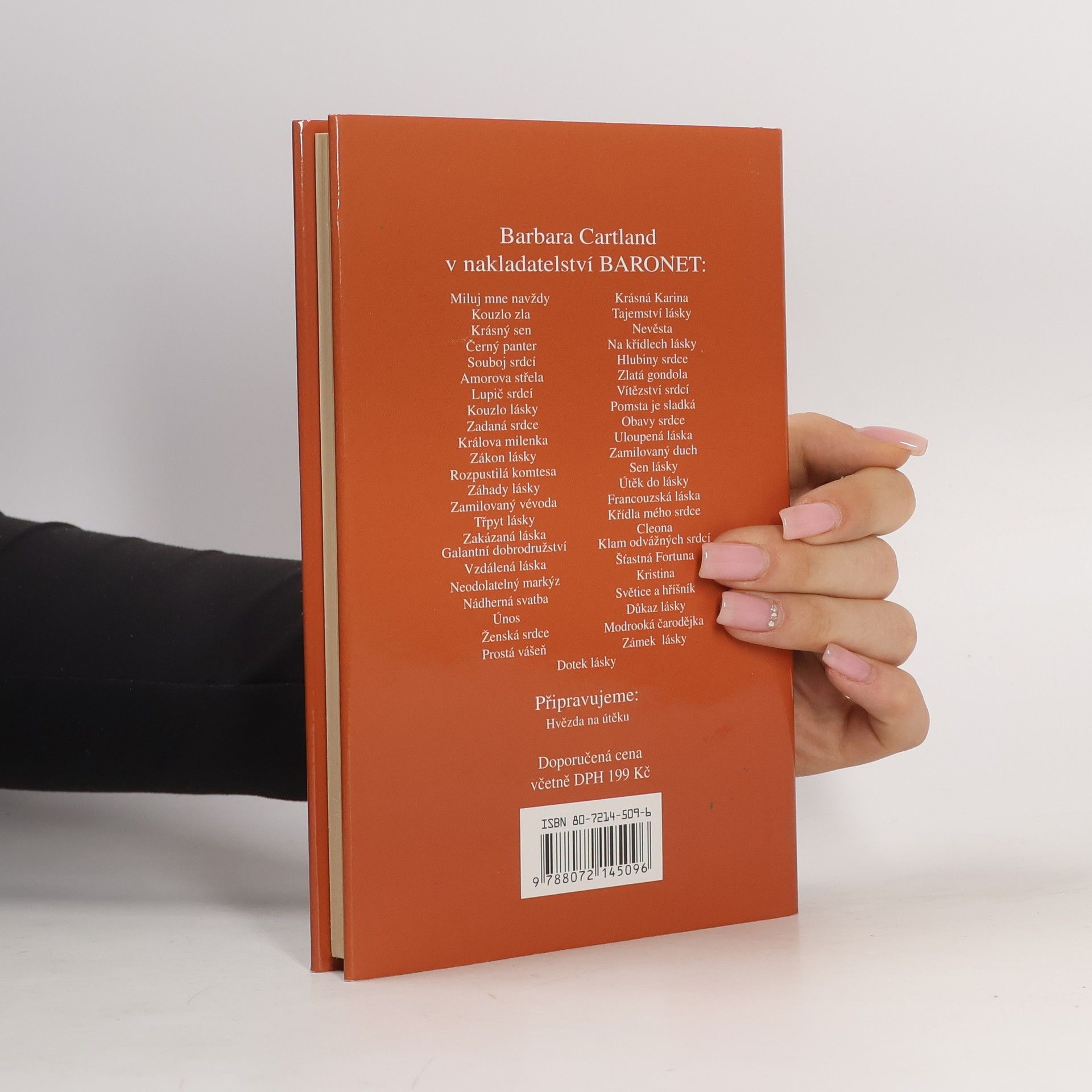Barbara Cartland Dotek lásky