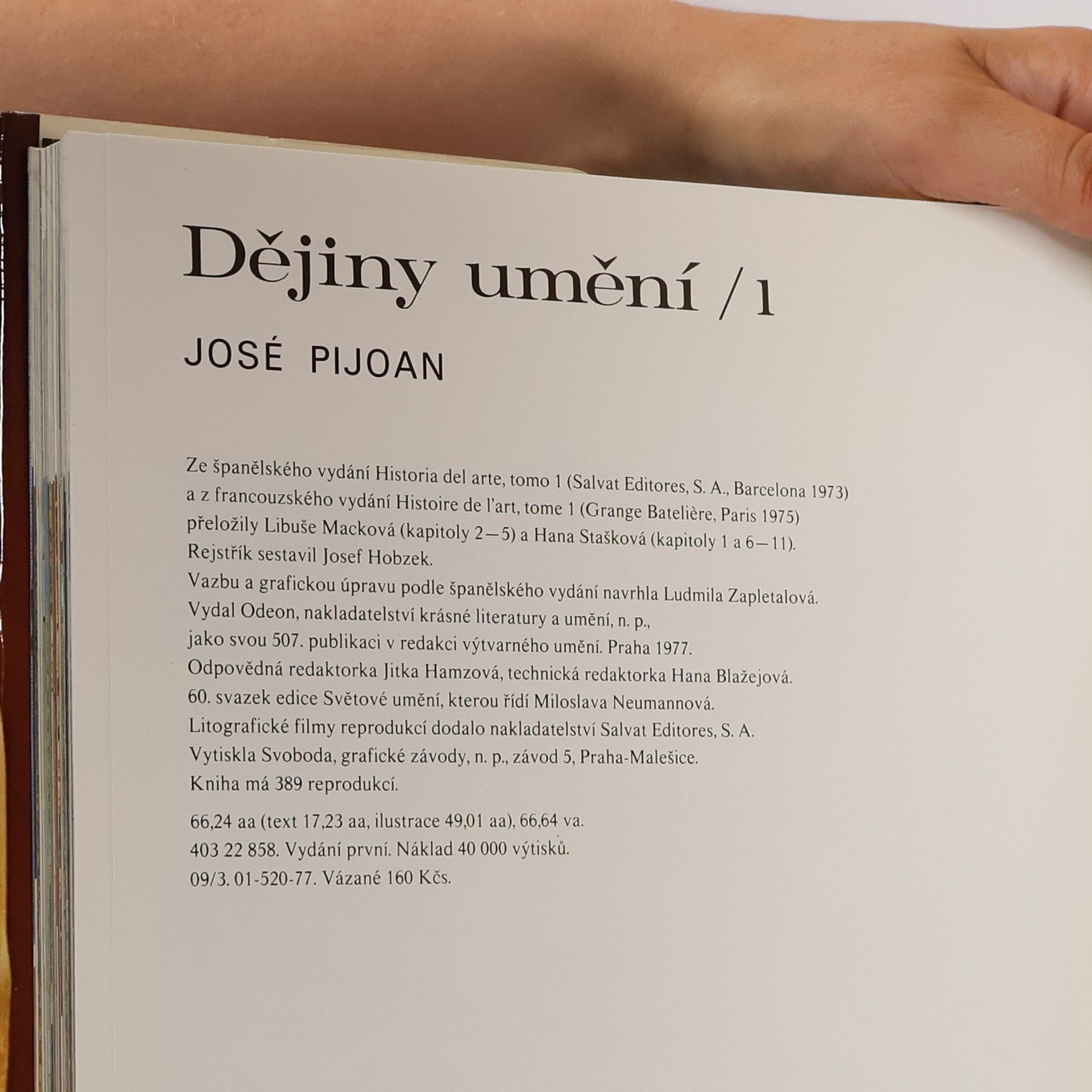 José Pijoán Dějiny umění 1