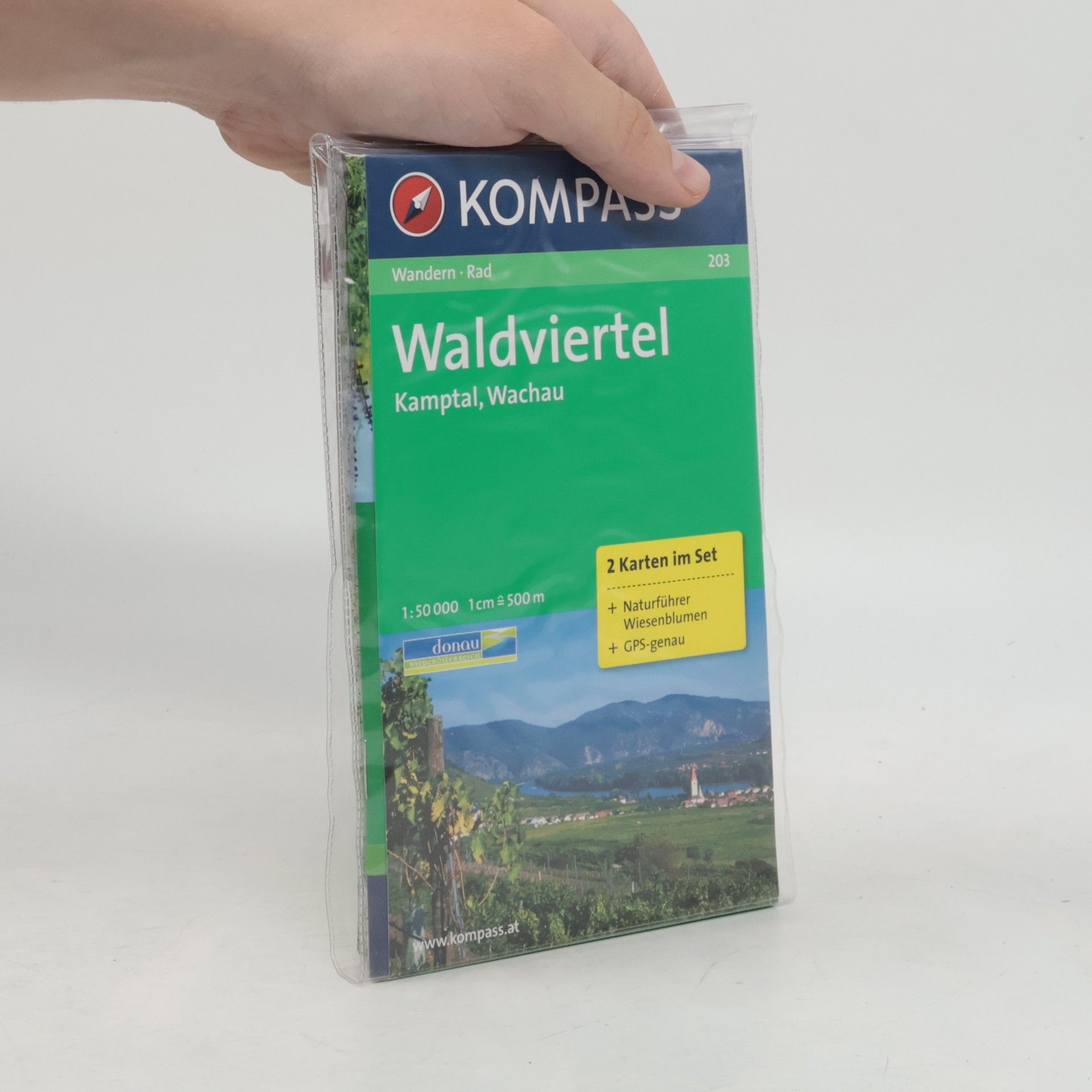 Kompass-Karten Waldviertel, Kamptal, Wachau 203 / 1:50T NKOM