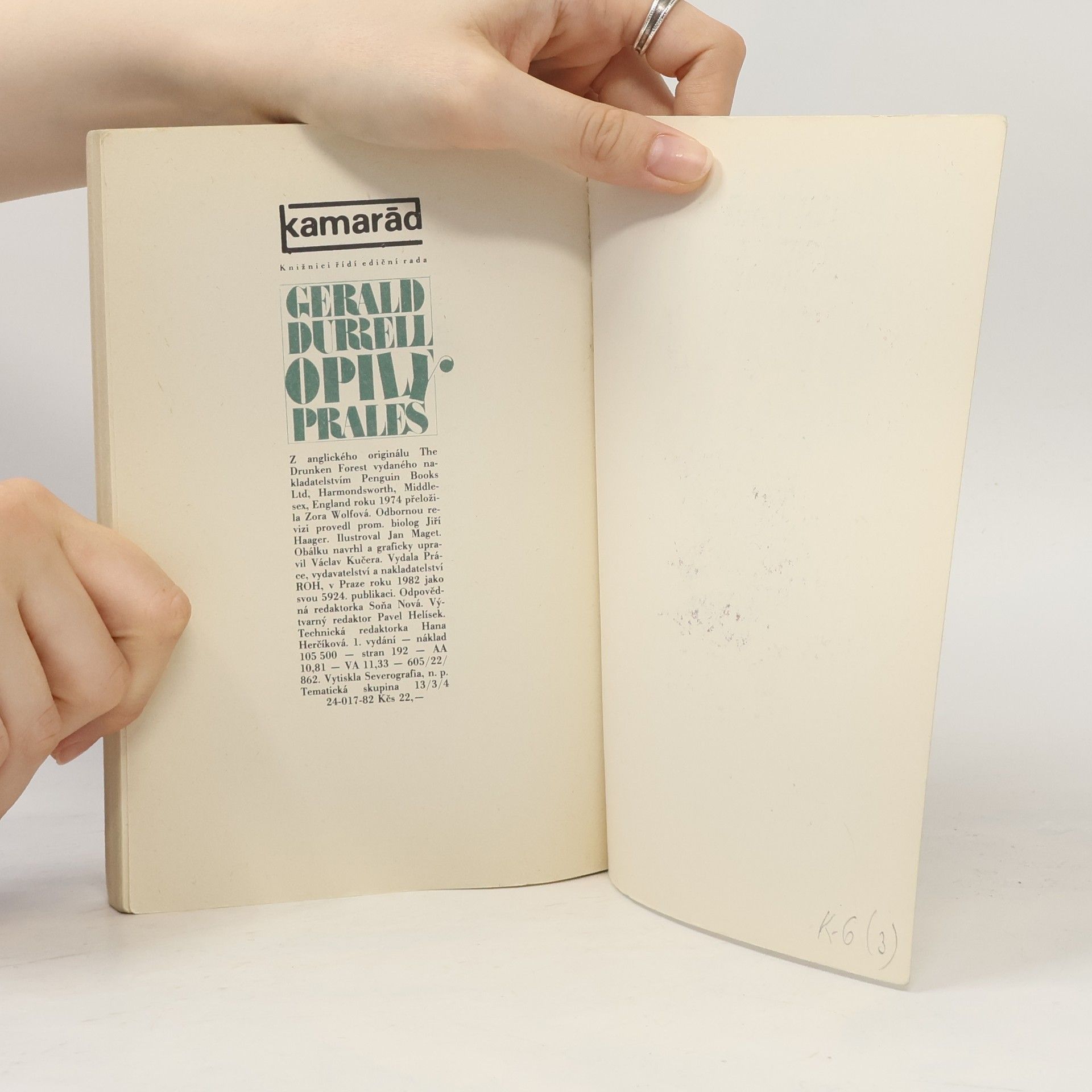 Gerald Durrell Opilý prales