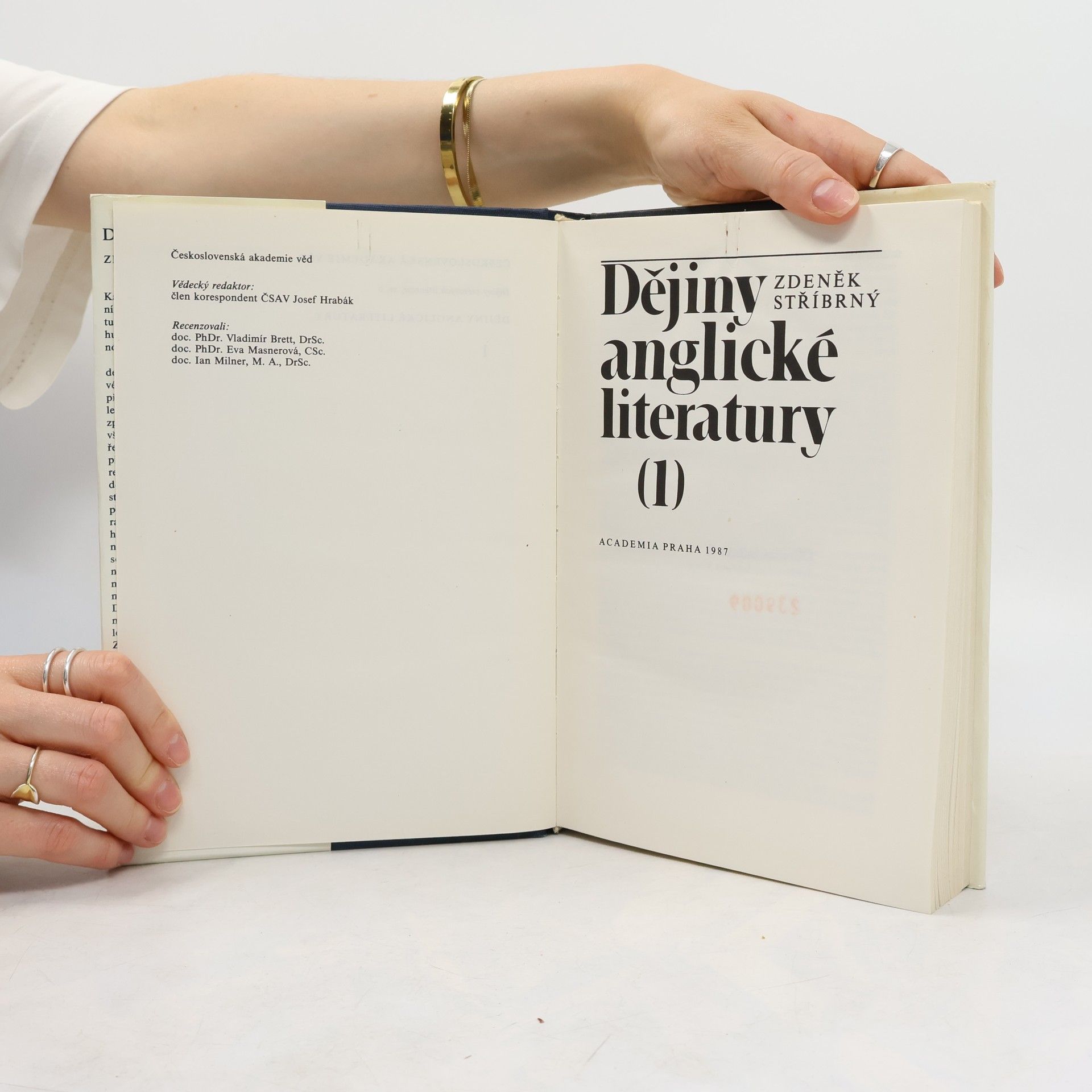 Zdeněk Stříbrný Dějiny anglické literatury 1