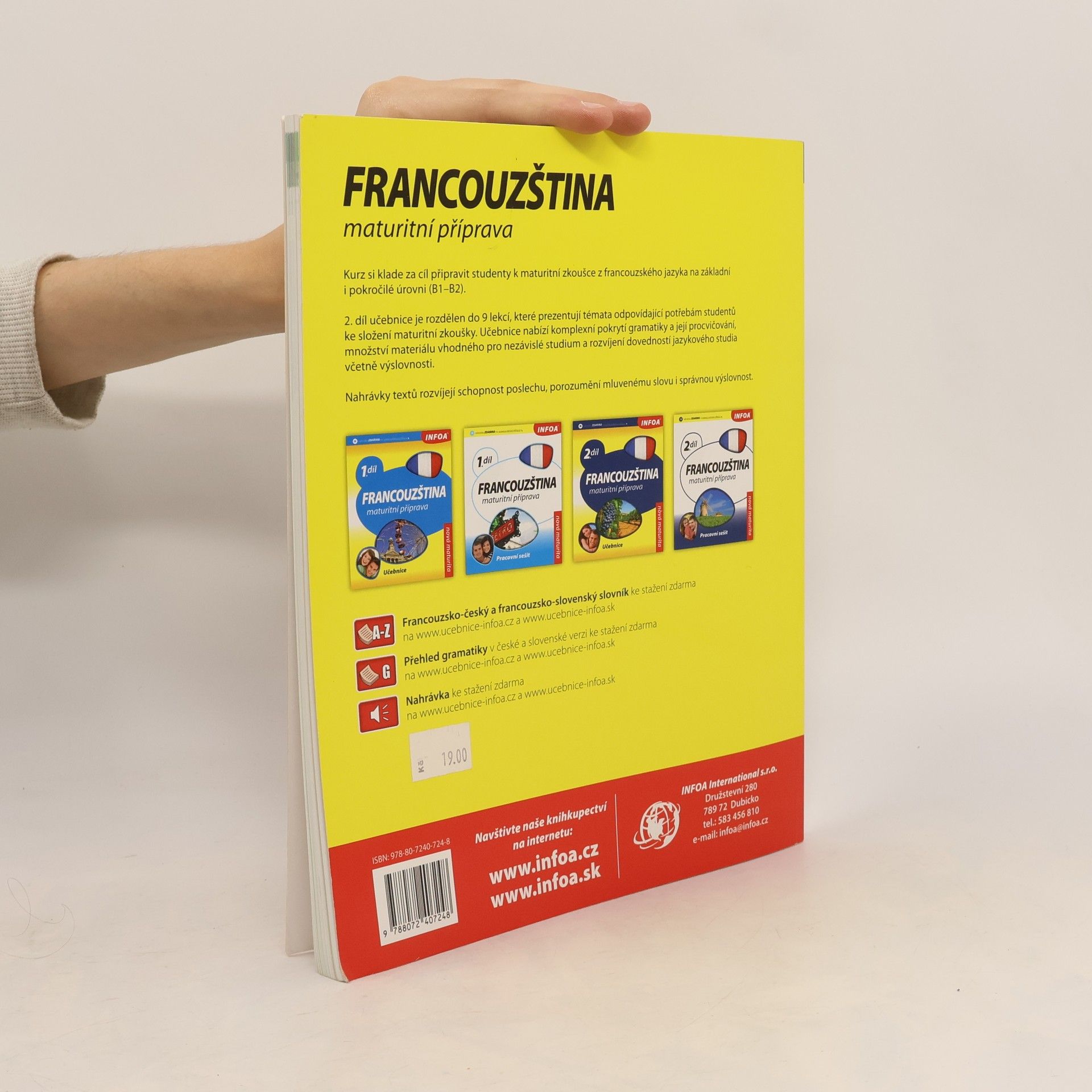 Danièle Bourdais Francouzština 2 maturitní příprava - učebnice