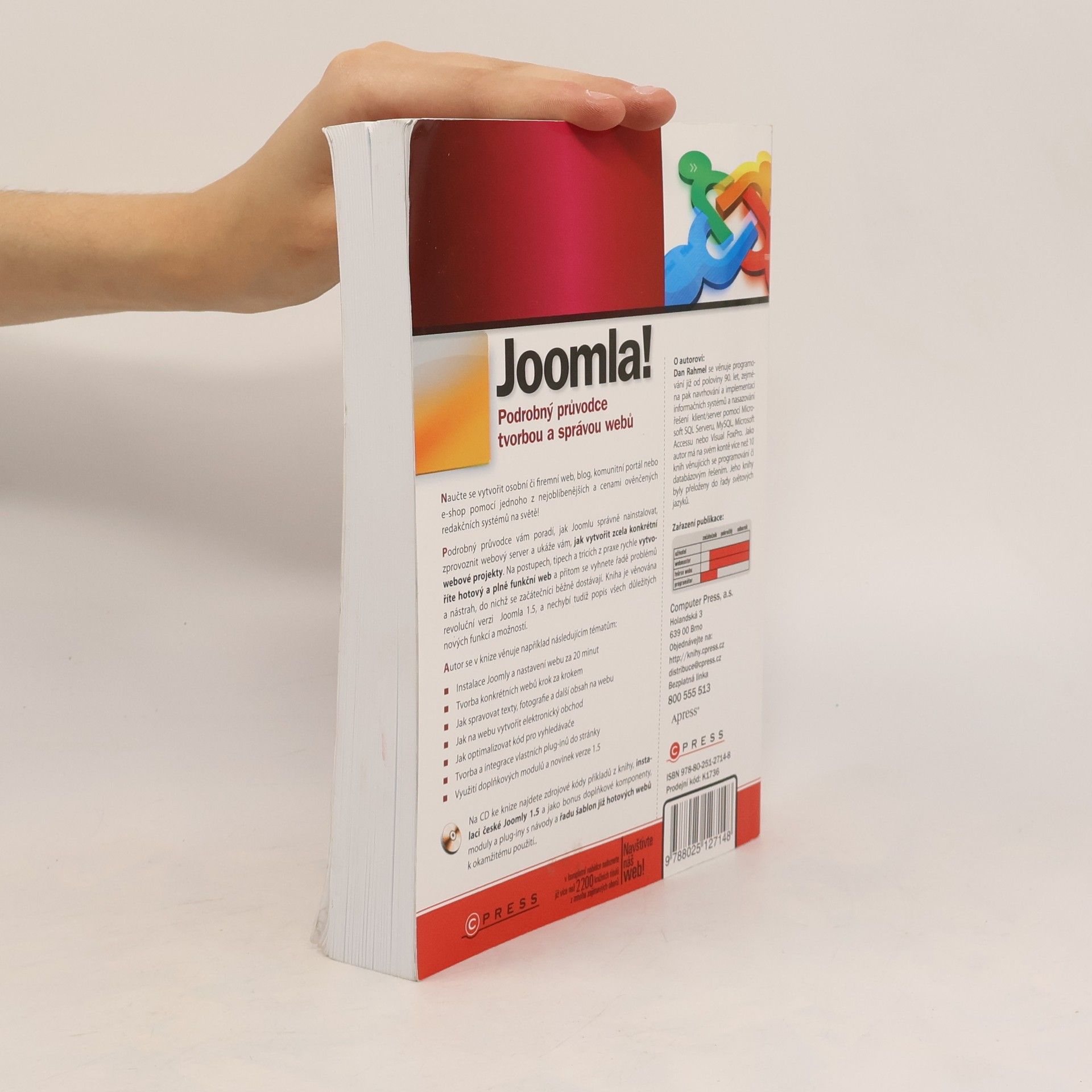 Dan Rahmel Joomla! Podrobný průvodce tvorbou a správou webů