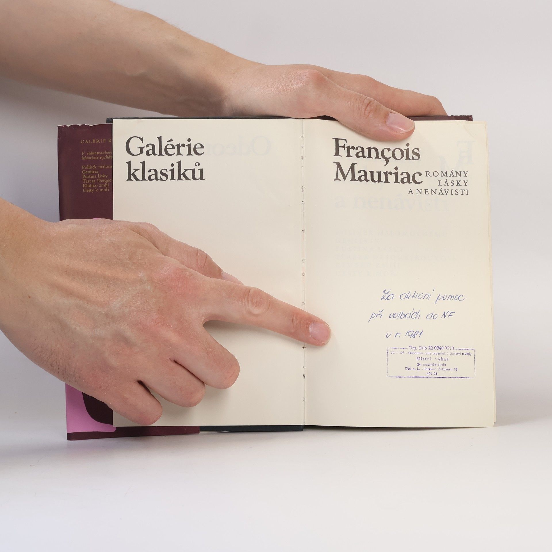 François Mauriac Romány lásky a nenávisti