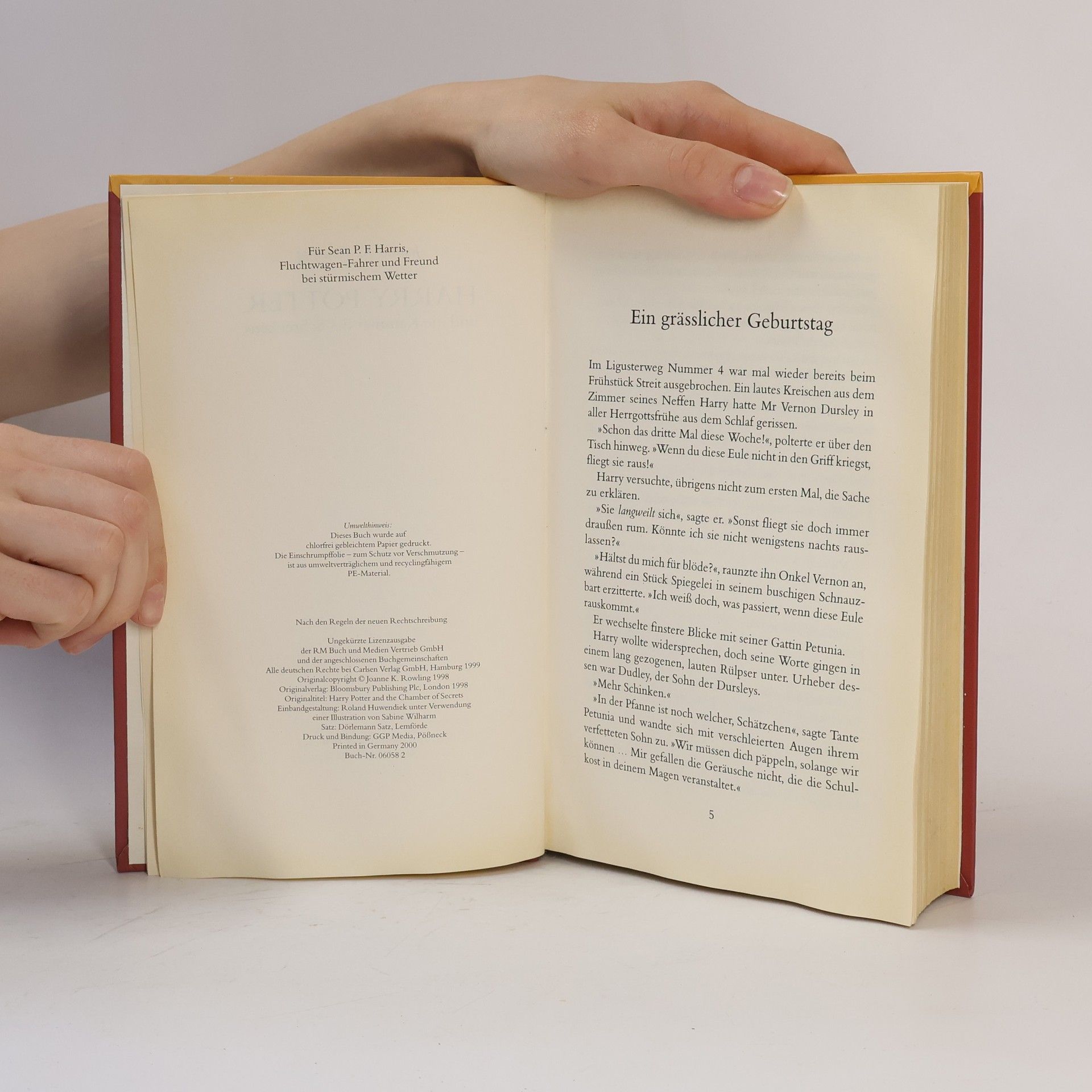 J. K. Rowling Harry Potter und die Kammer des Schreckens